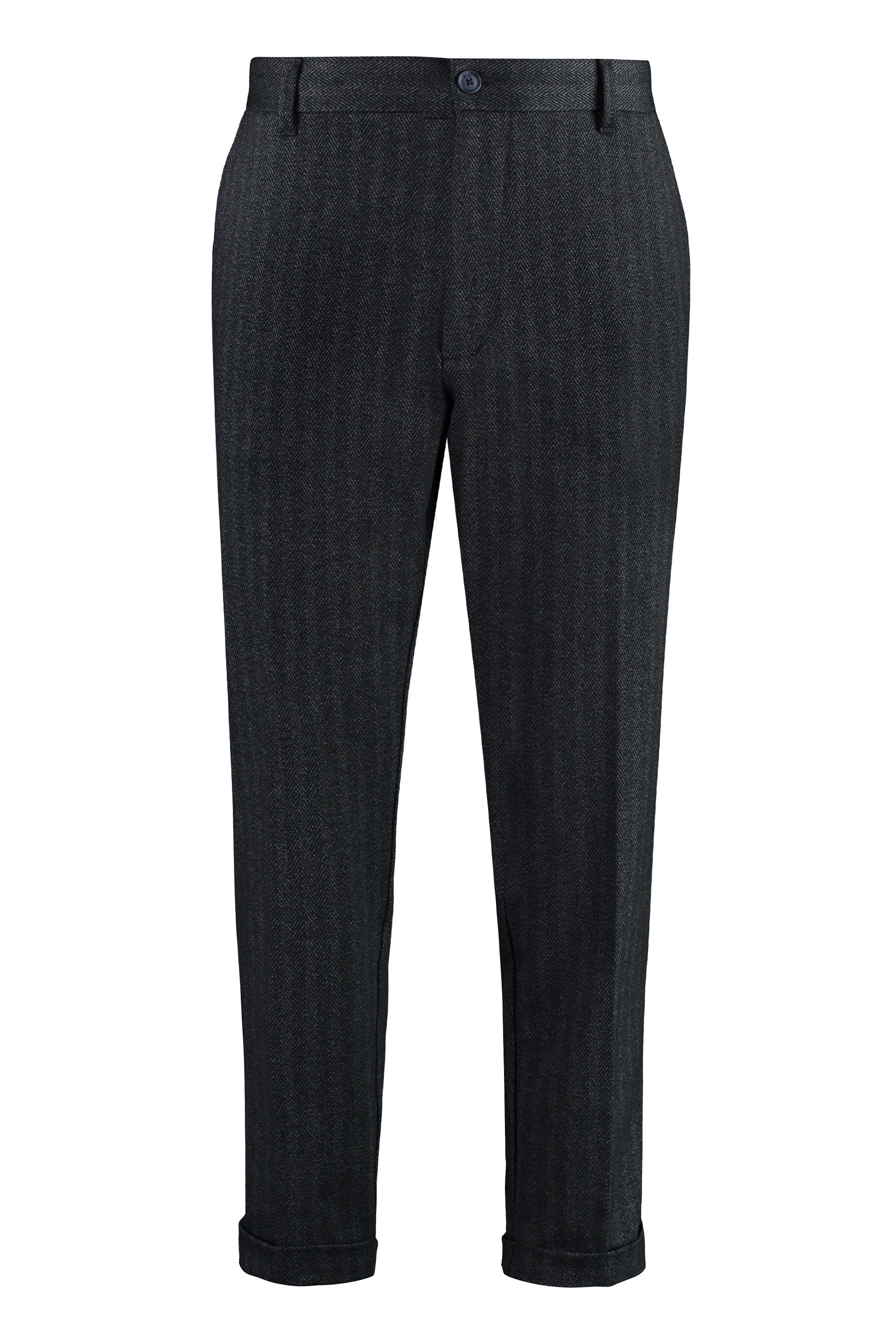 Tapered-fit trousers