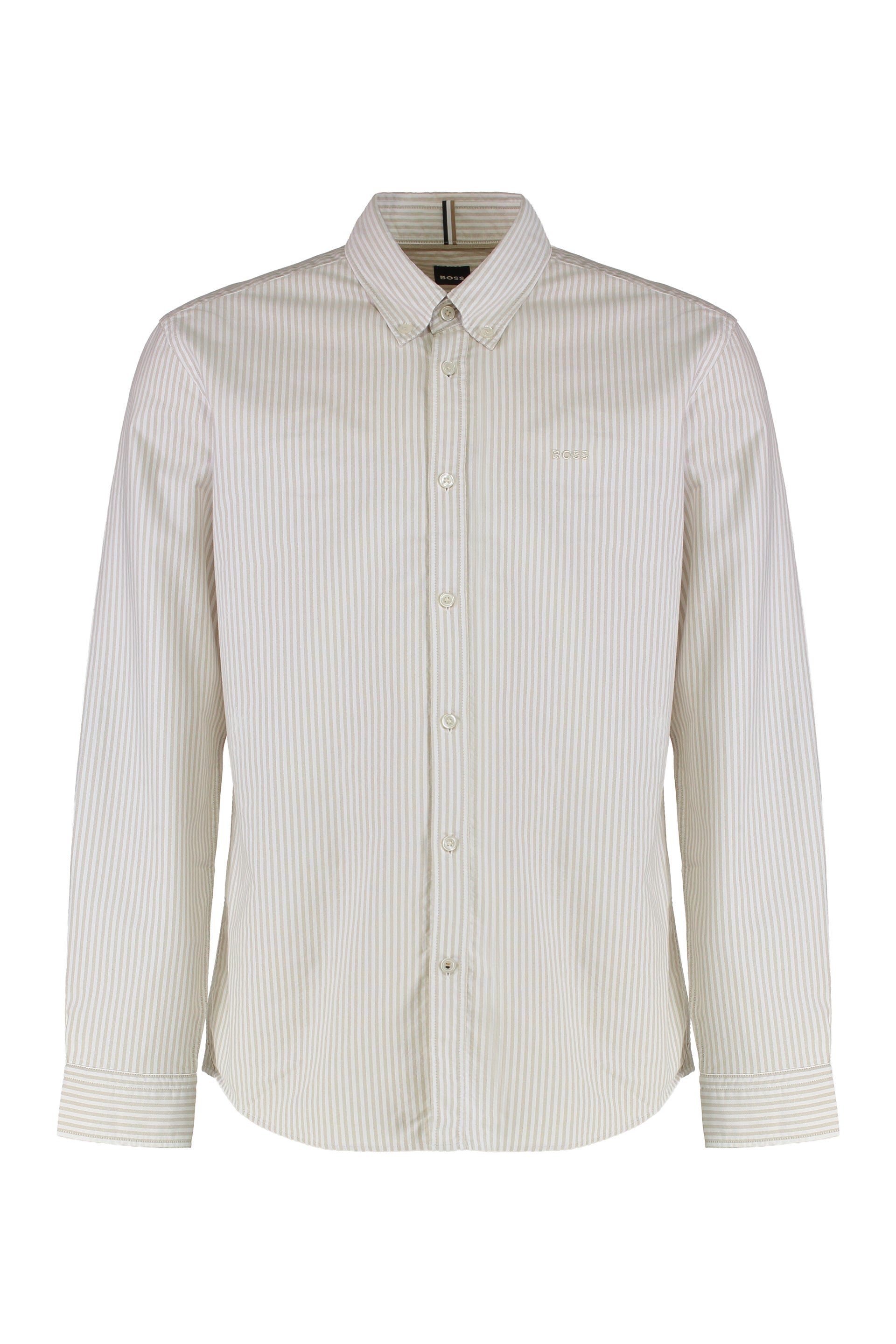 Slim fit cotton Oxford shirt