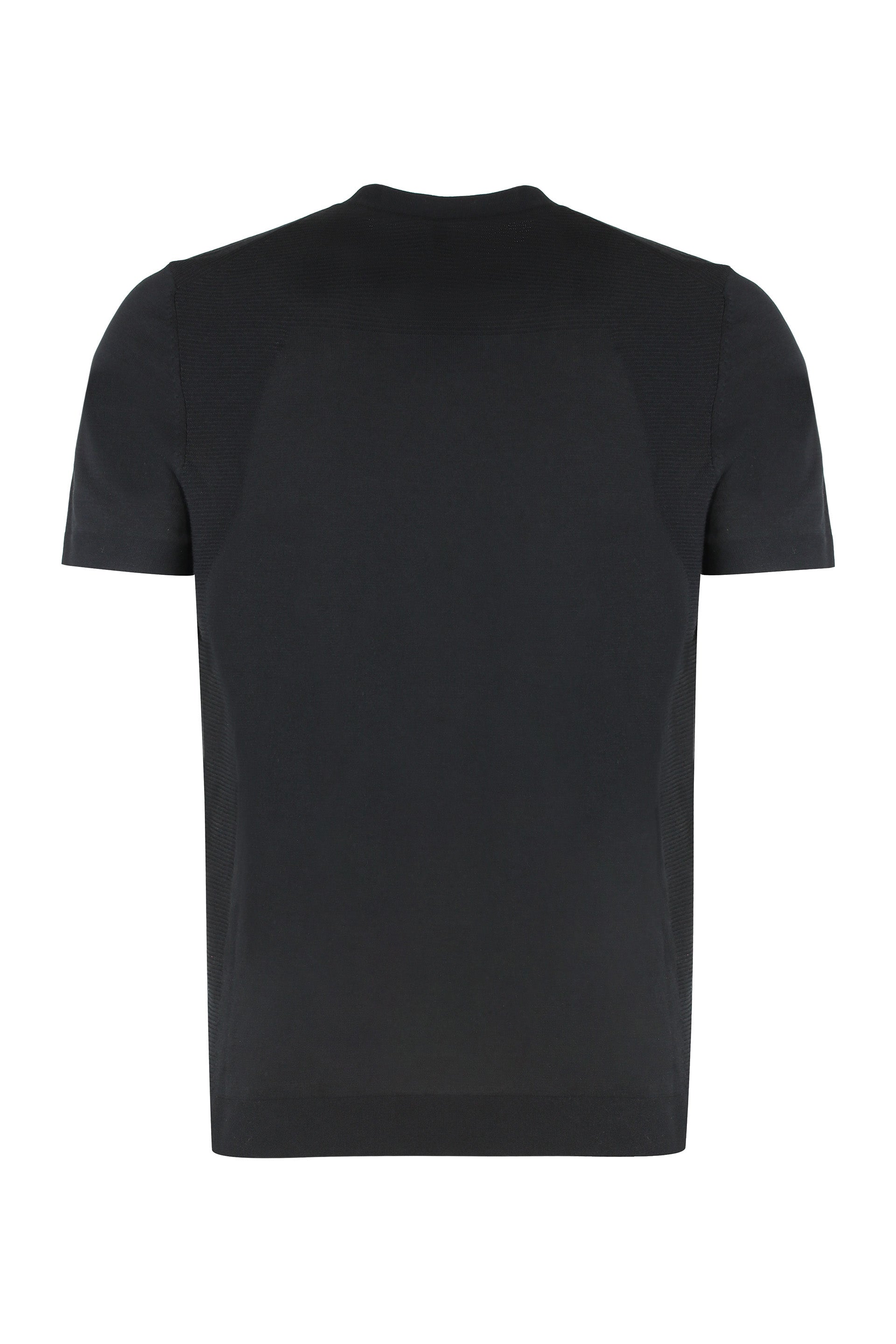 Crew neck t-shirt in cotton blend