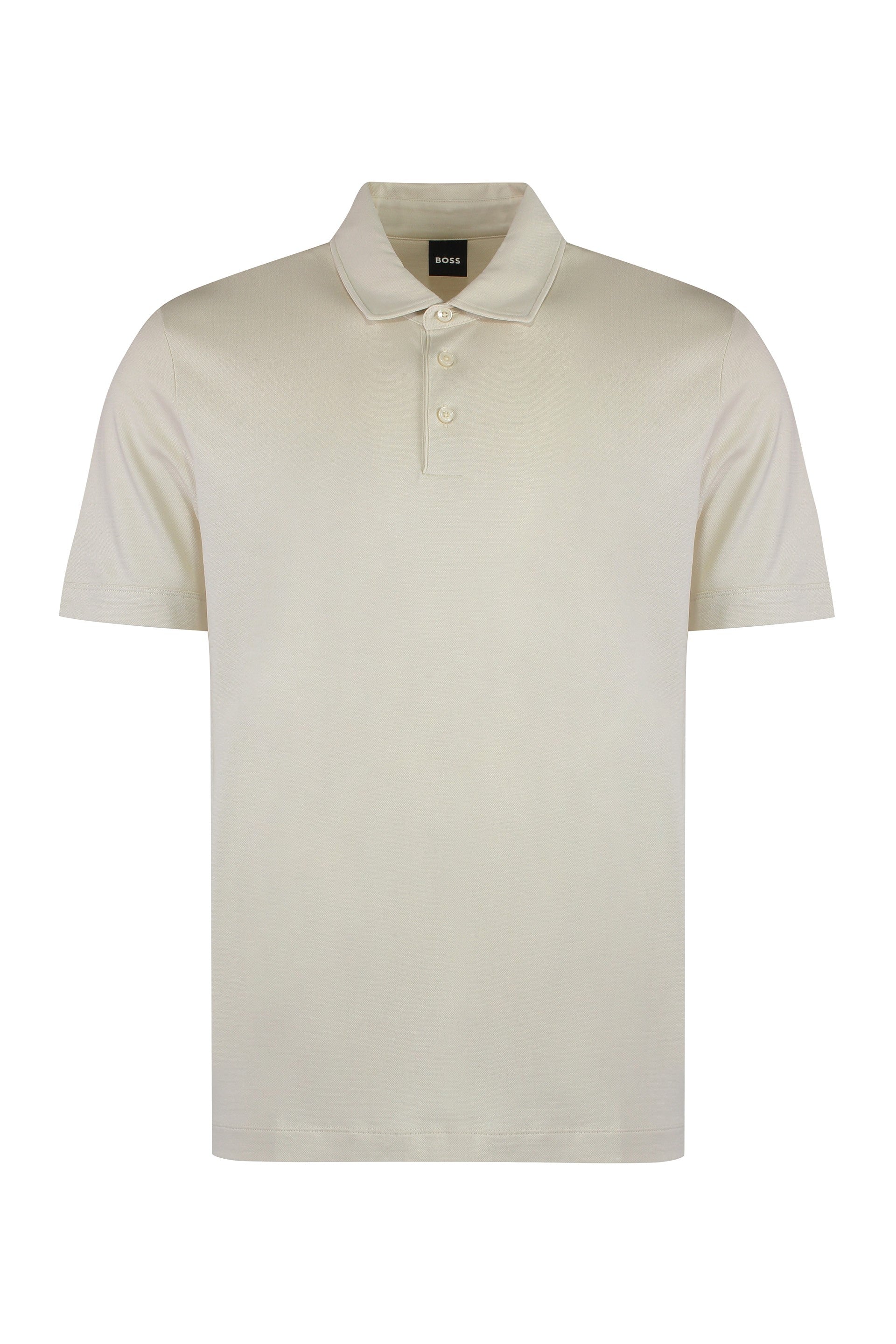 Cotton jersey polo shirt