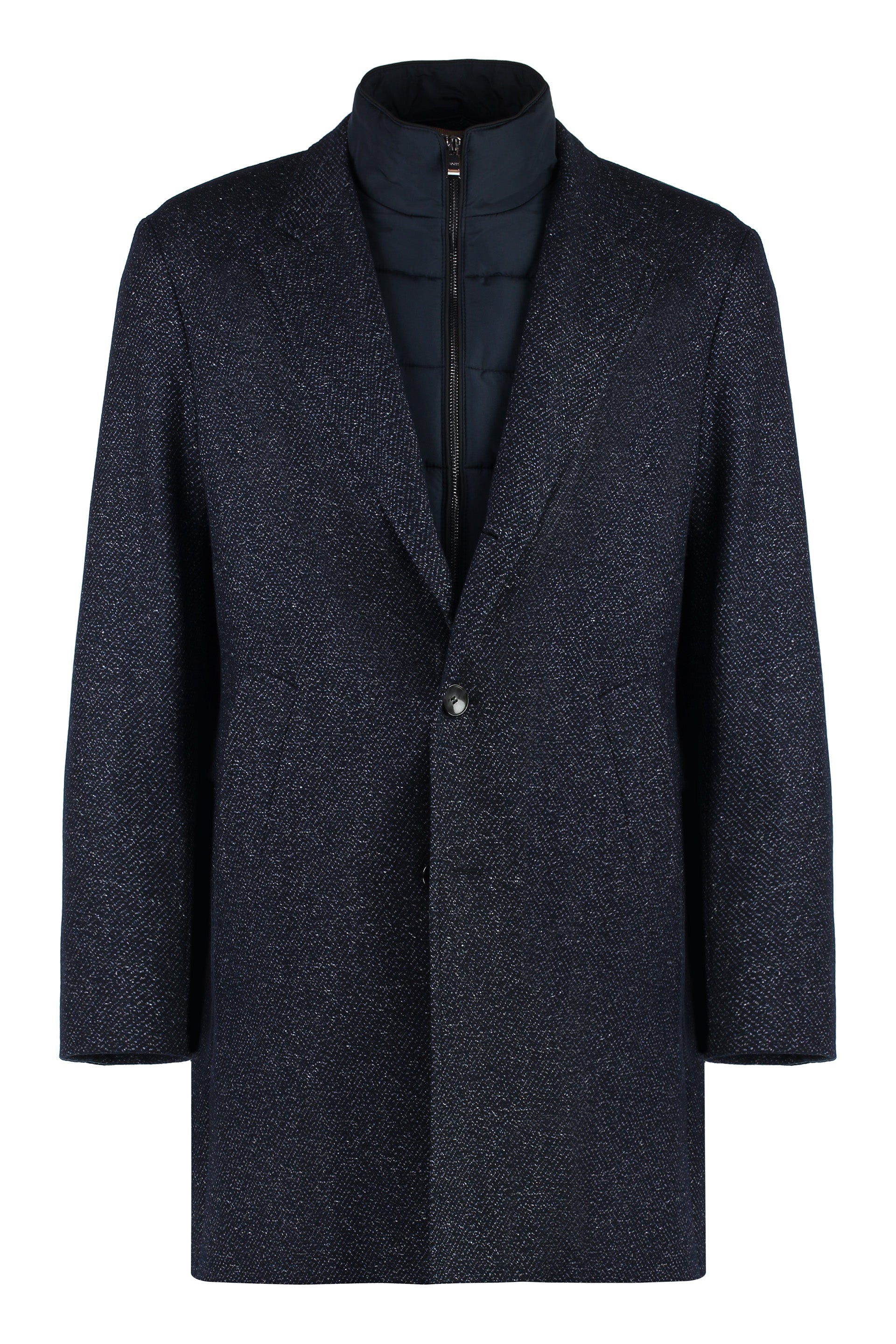 Wool blend coat