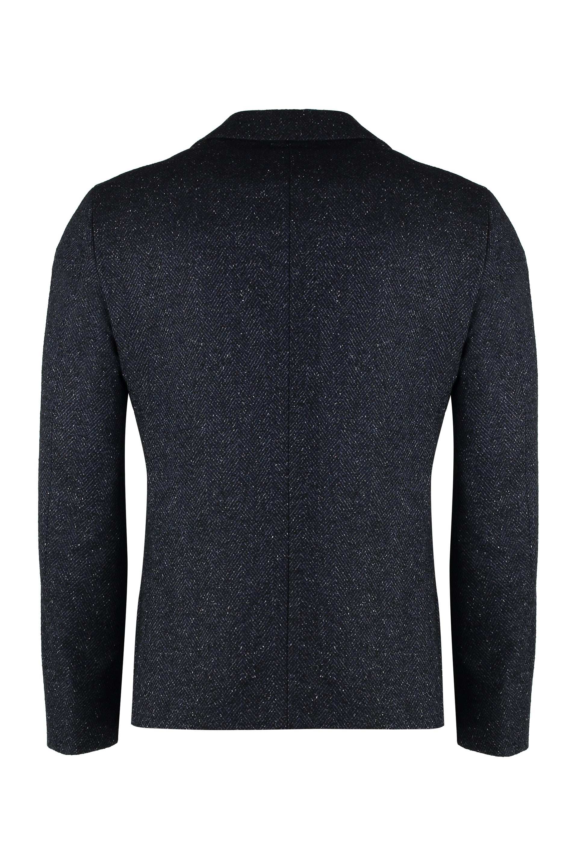 Double-breasted virgin wool jacket