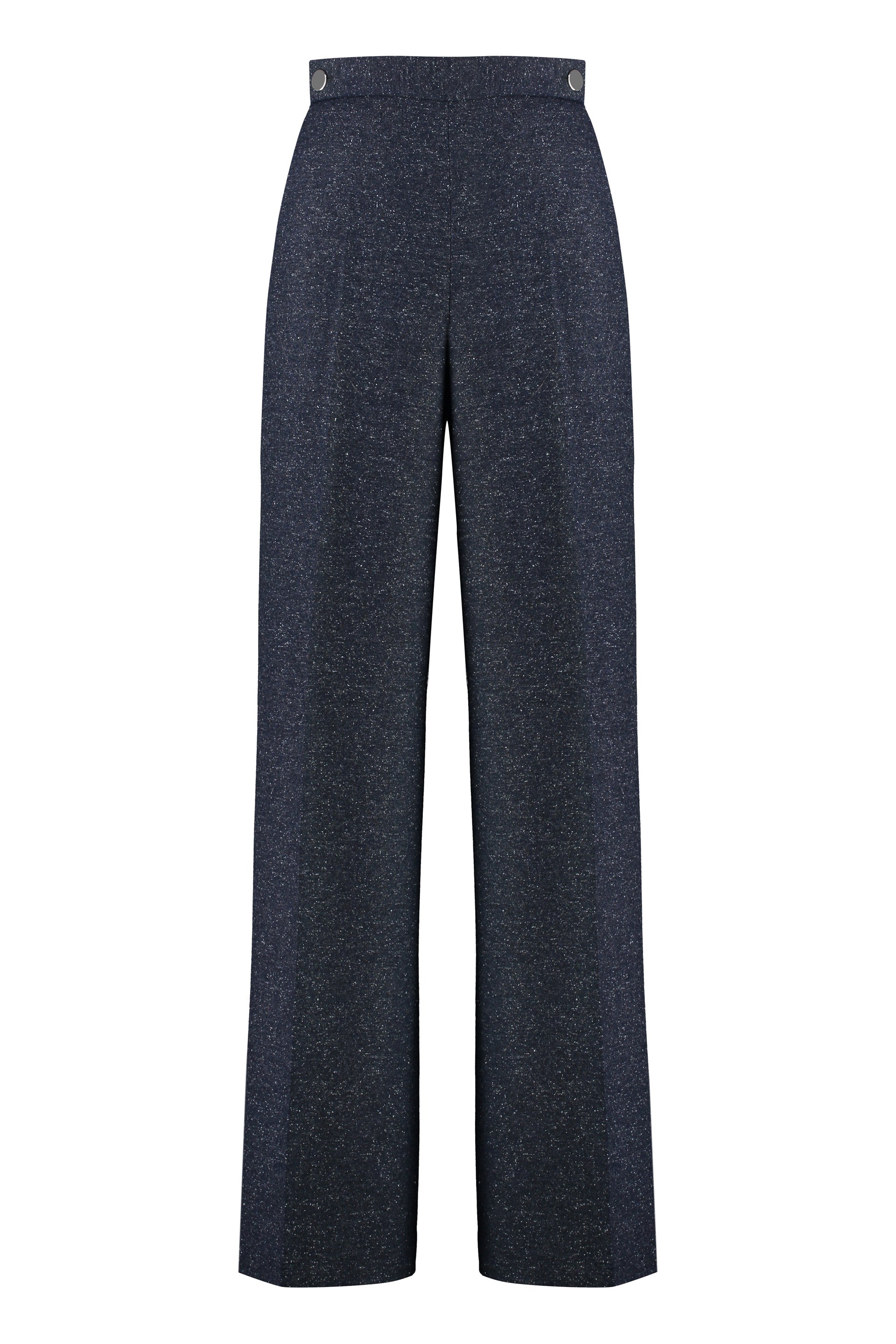 Wool blend trousers