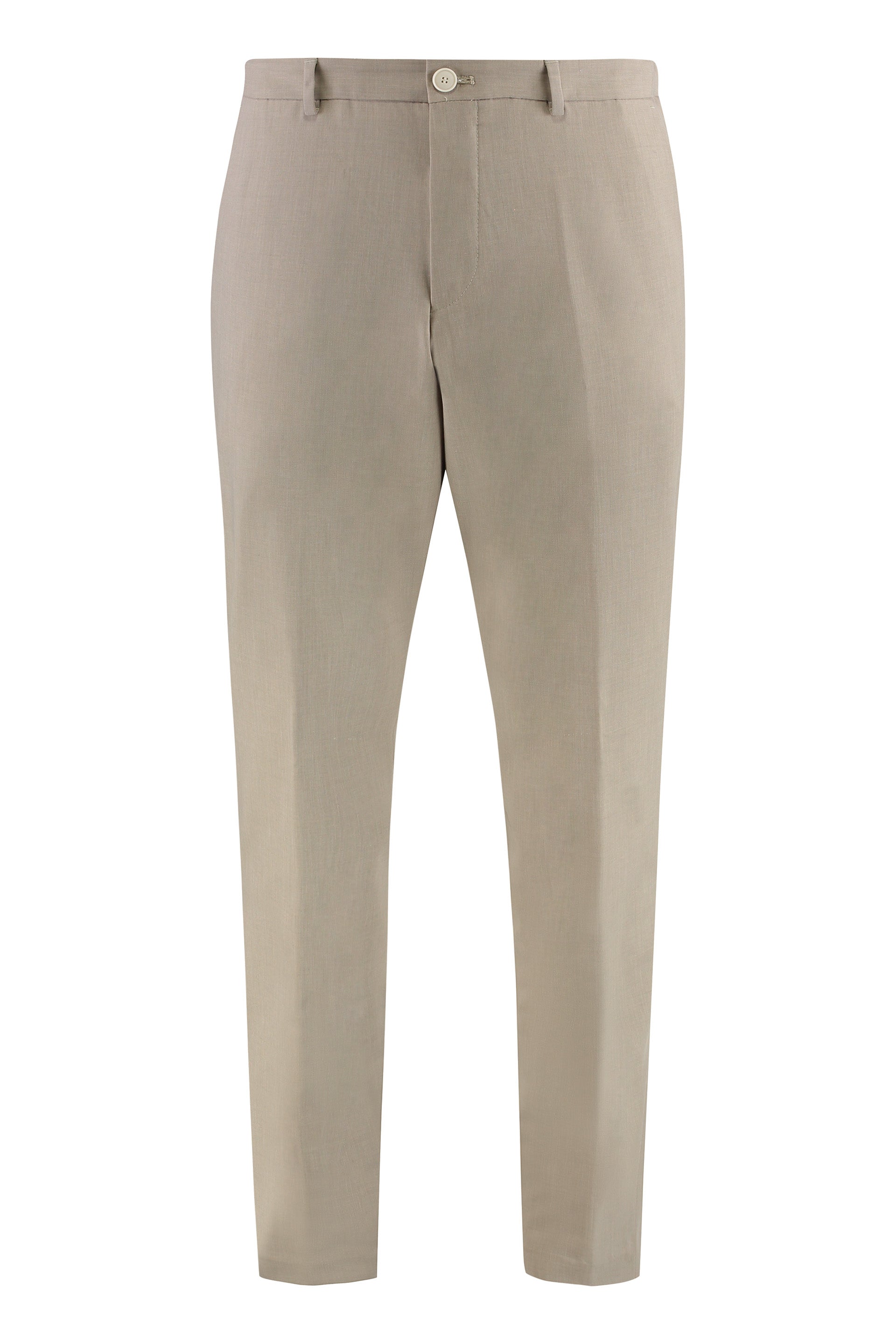 Wool blend trousers