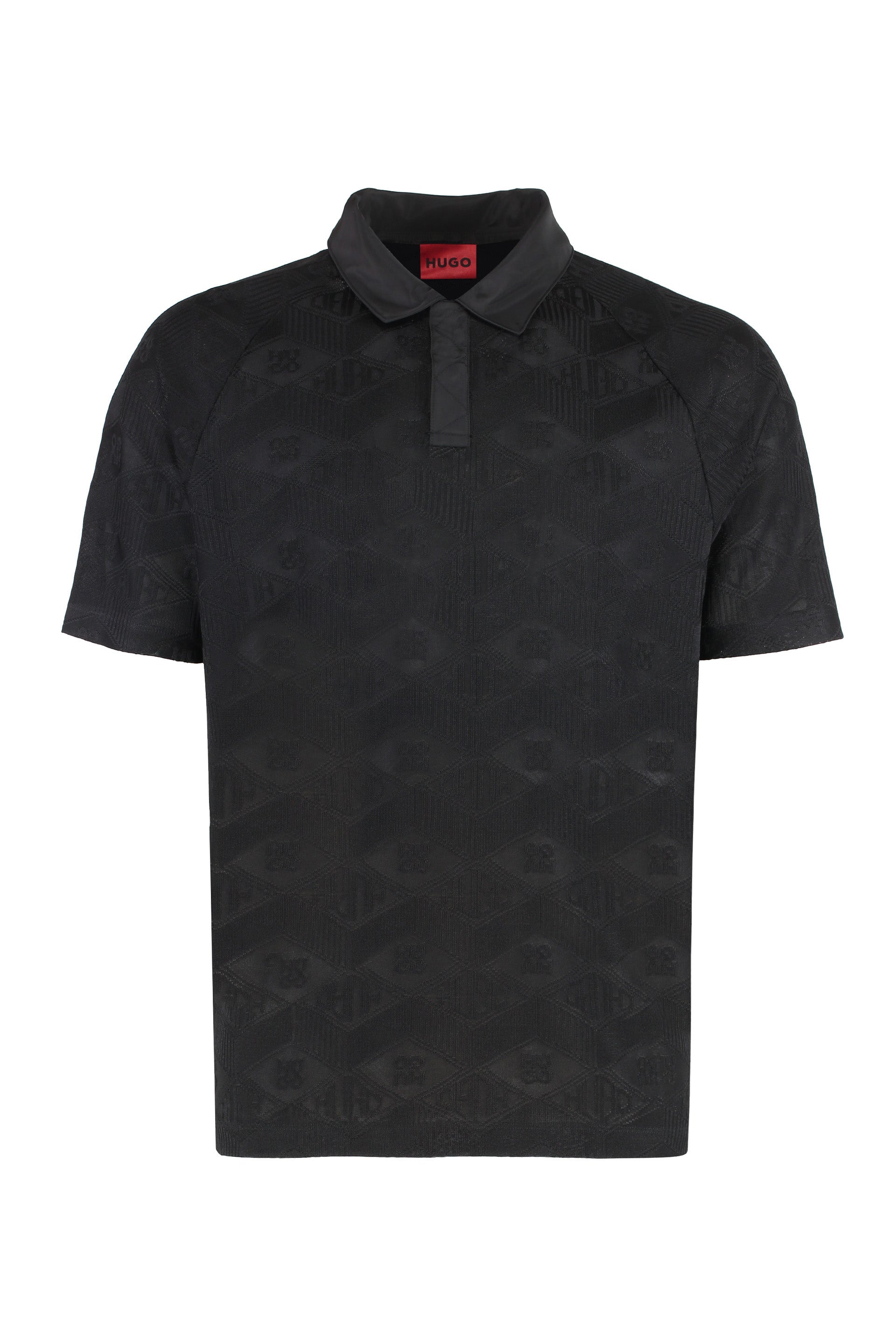 Viscose blend polo shirt