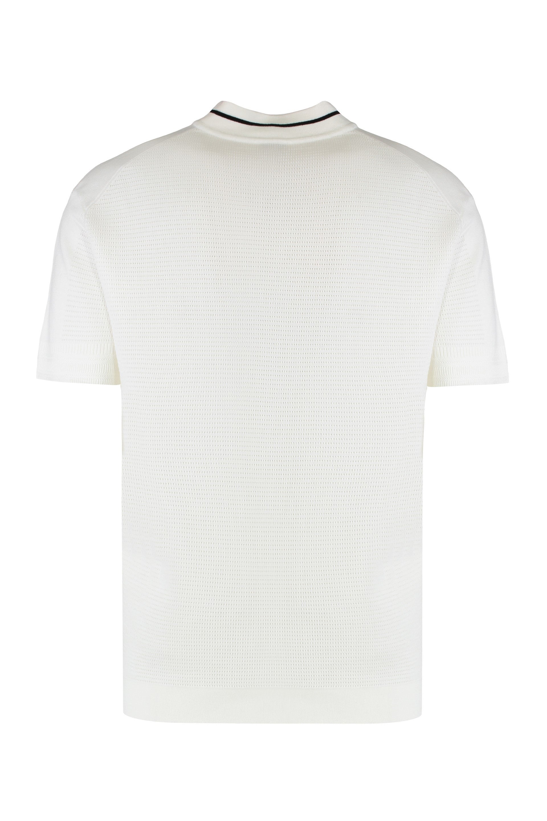 Polo in mixed cotton