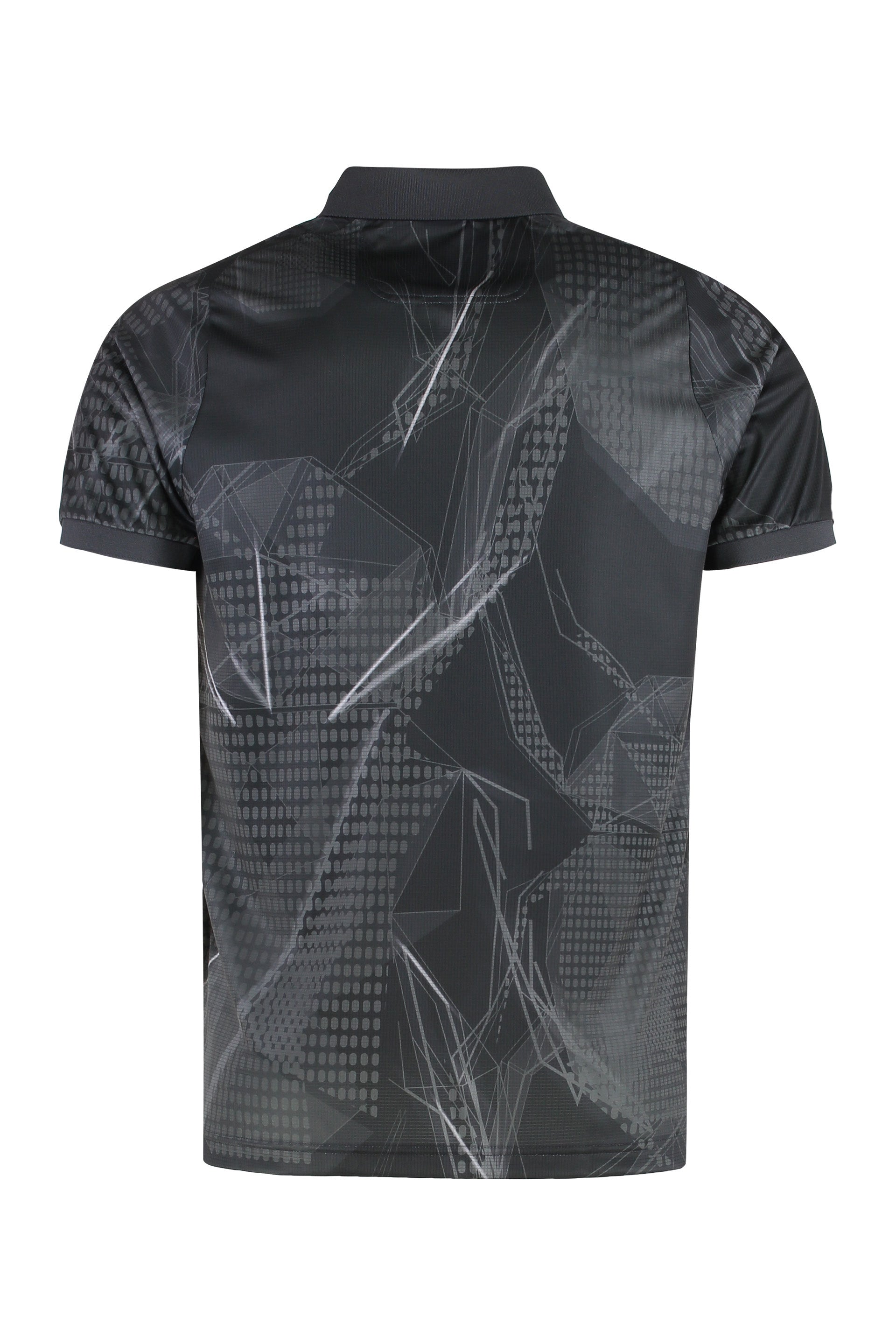 Technical fabric polo shirt