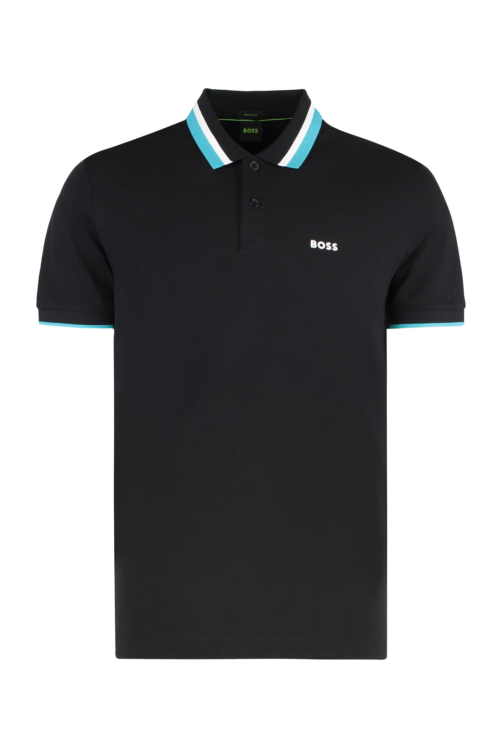 Cotton-piqué polo shirt