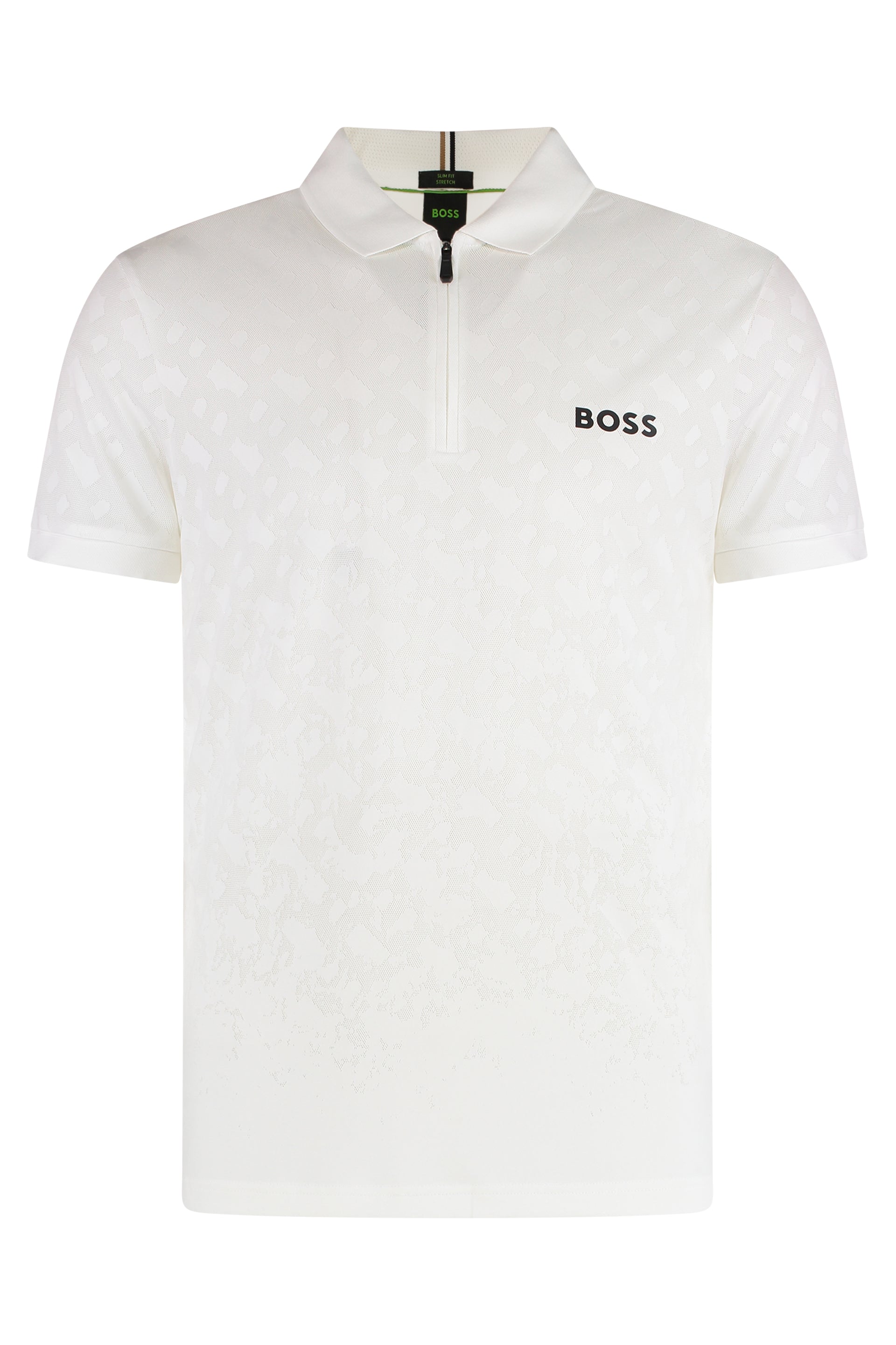 Technical fabric polo shirt
