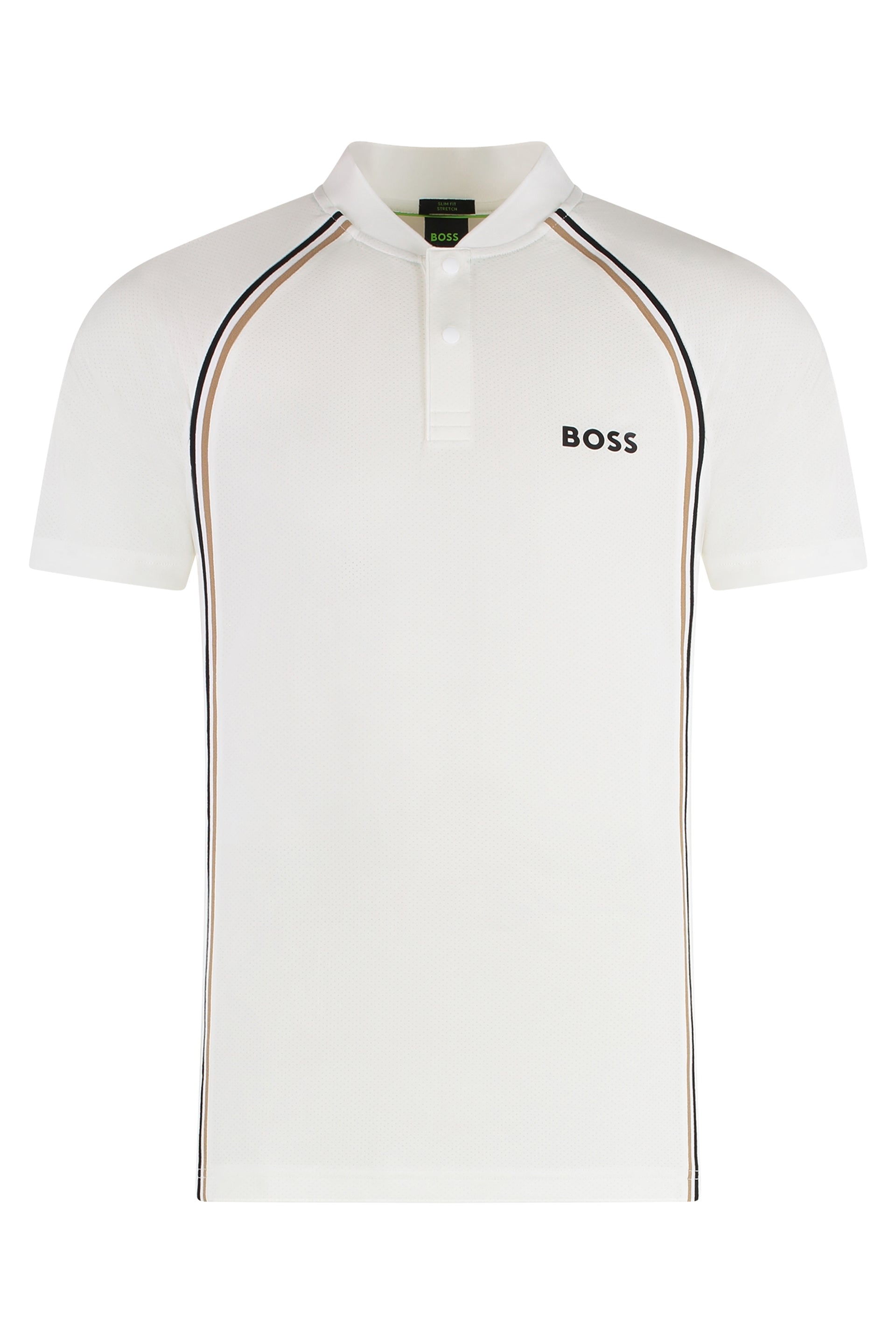 Technical fabric polo shirt