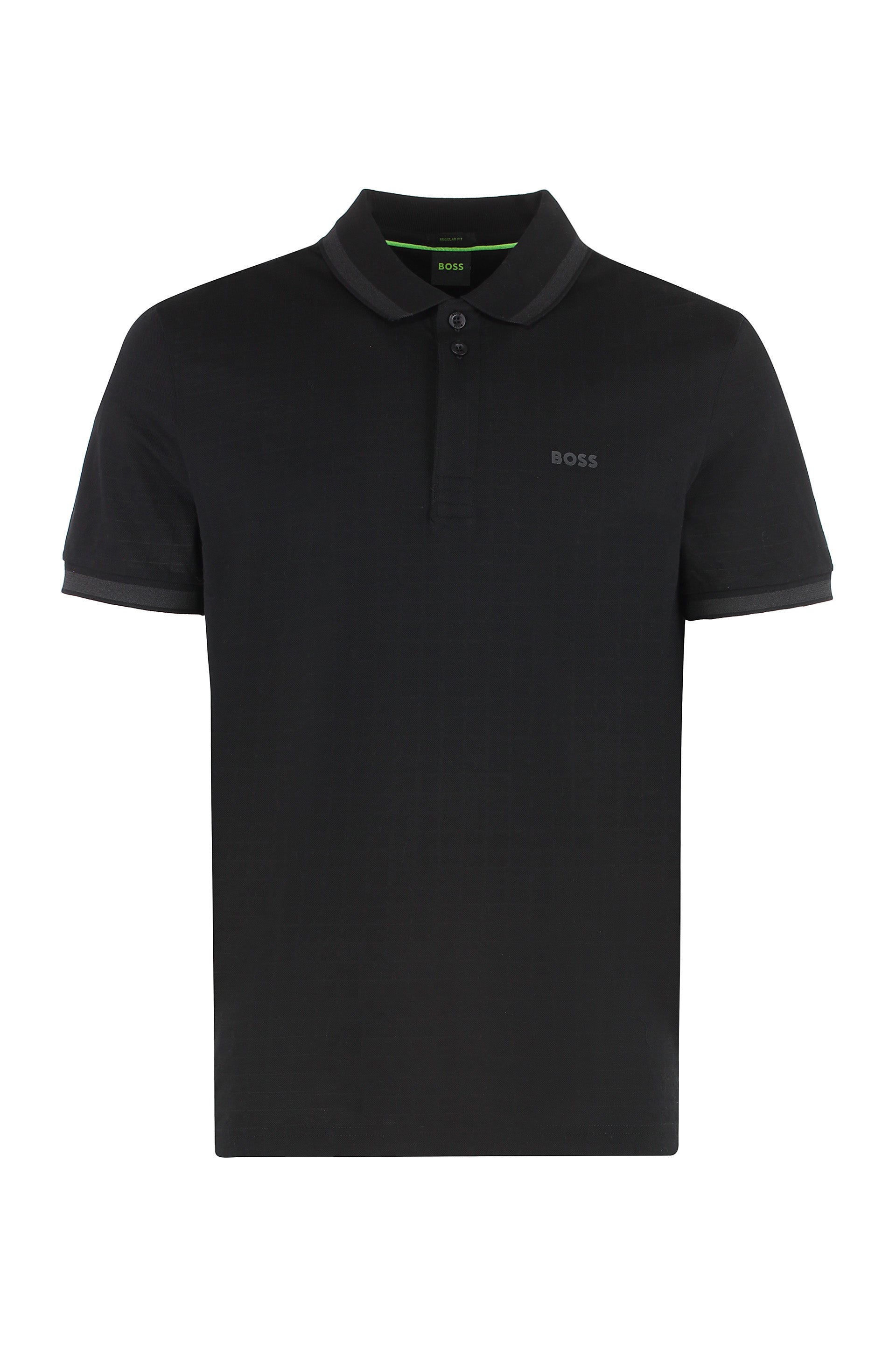 Cotton-piqué polo shirt