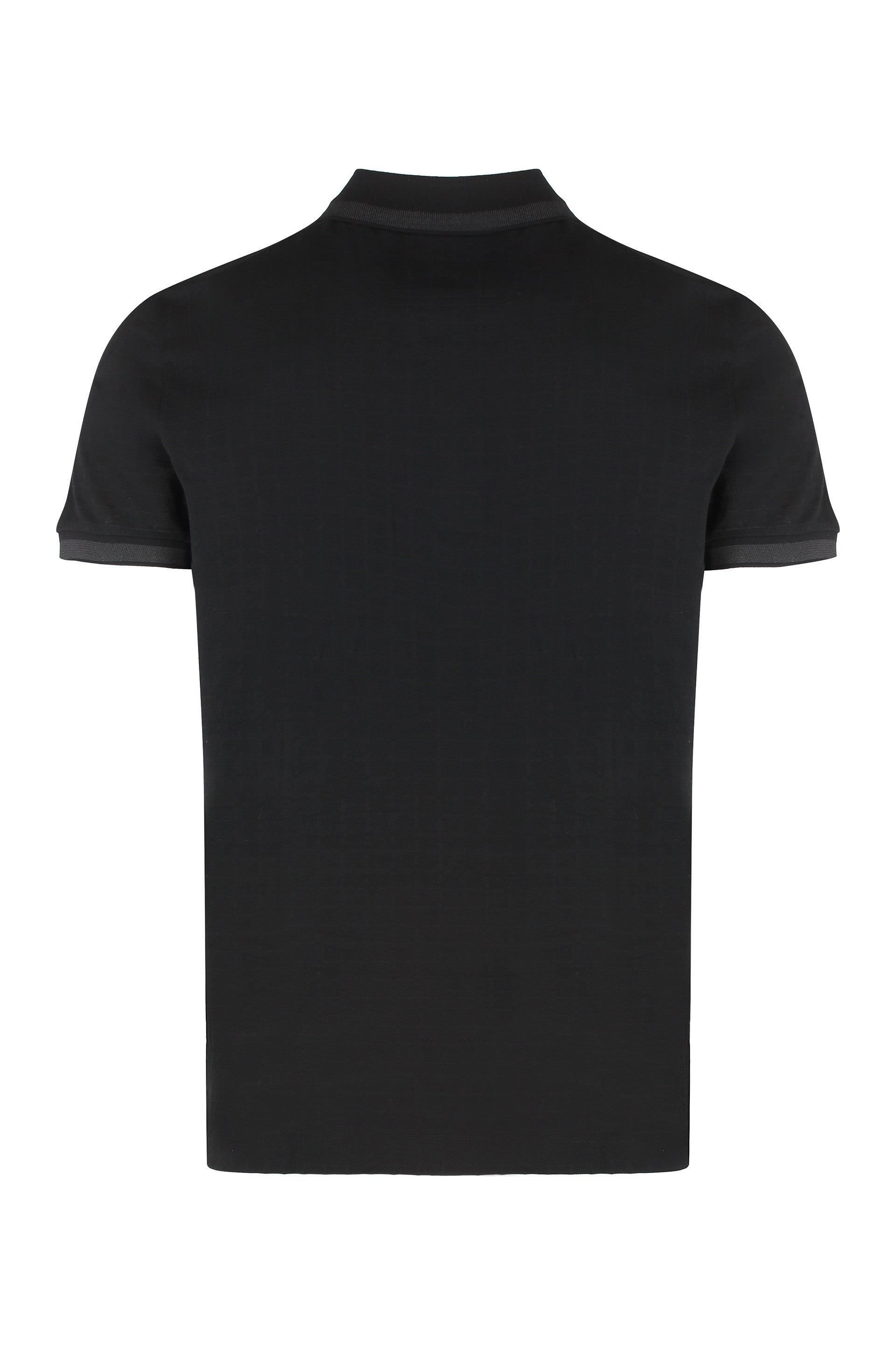 Cotton-piqué polo shirt