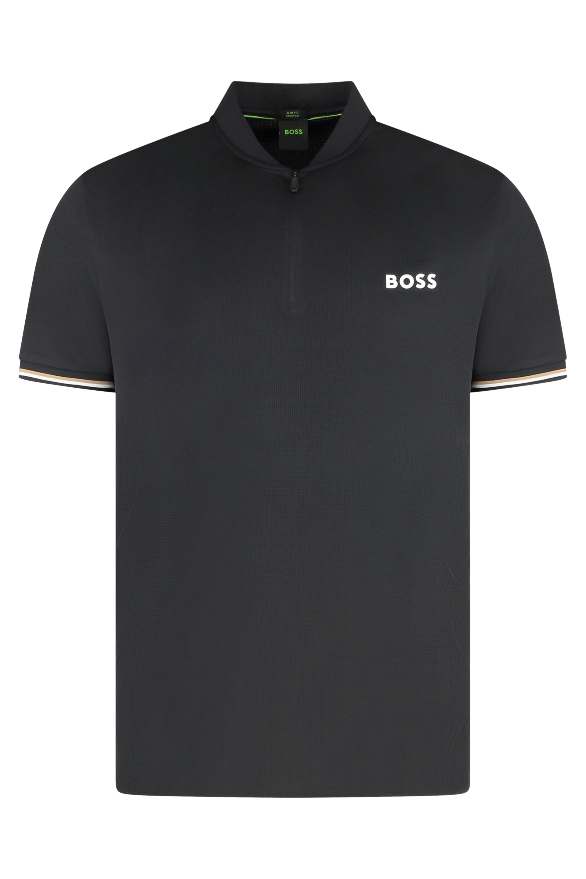Technical fabric polo shirt