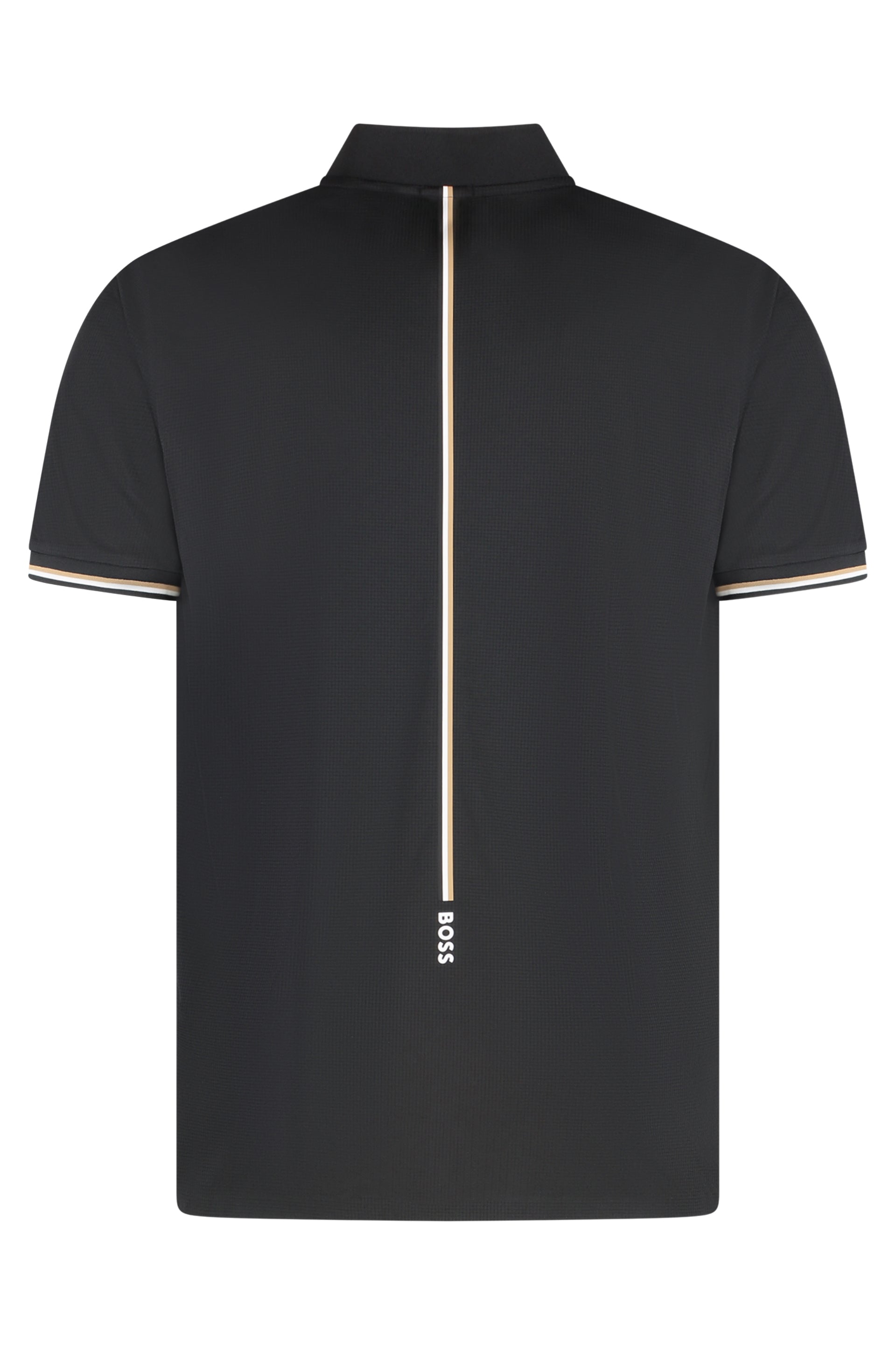 Technical fabric polo shirt