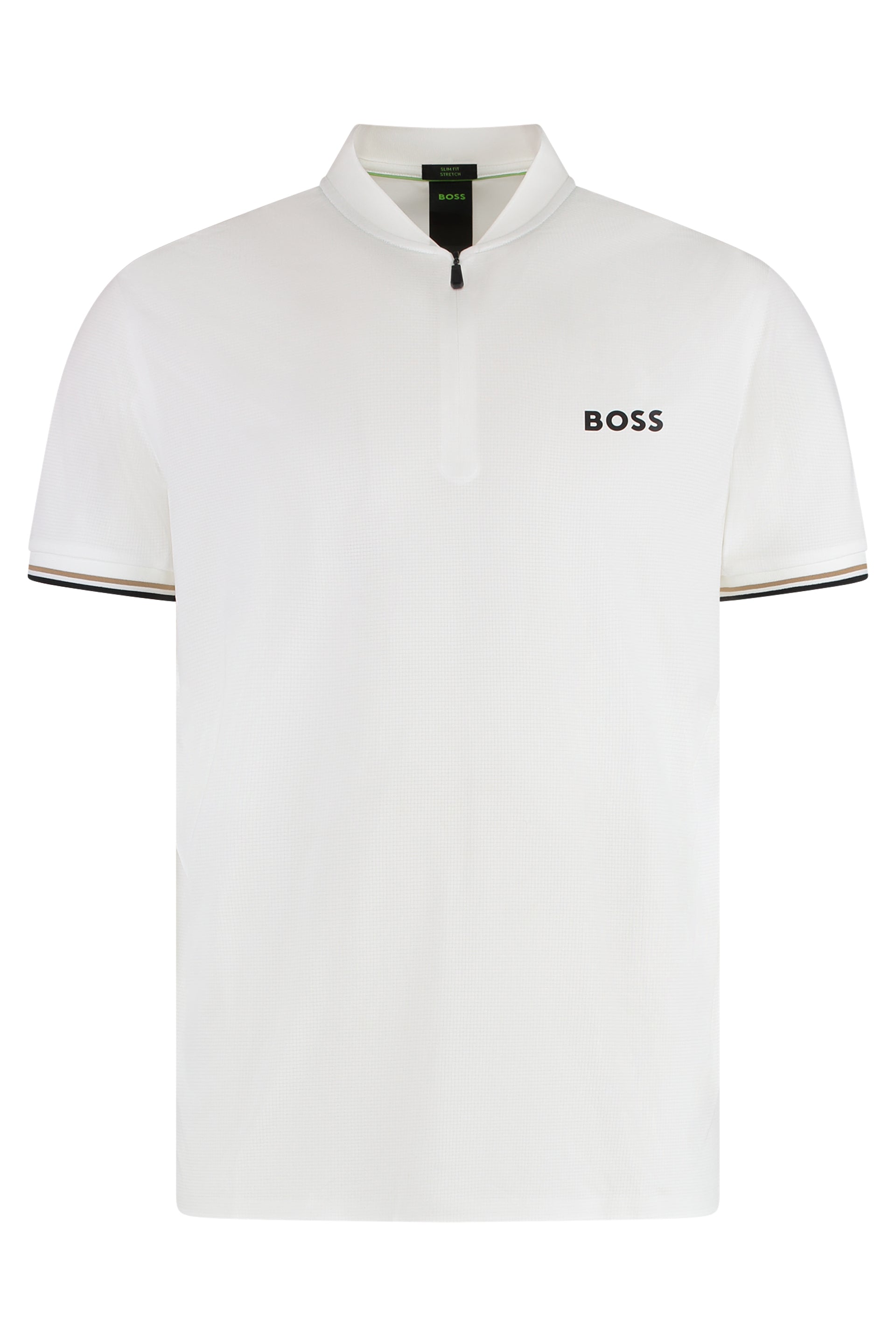 Technical fabric polo shirt