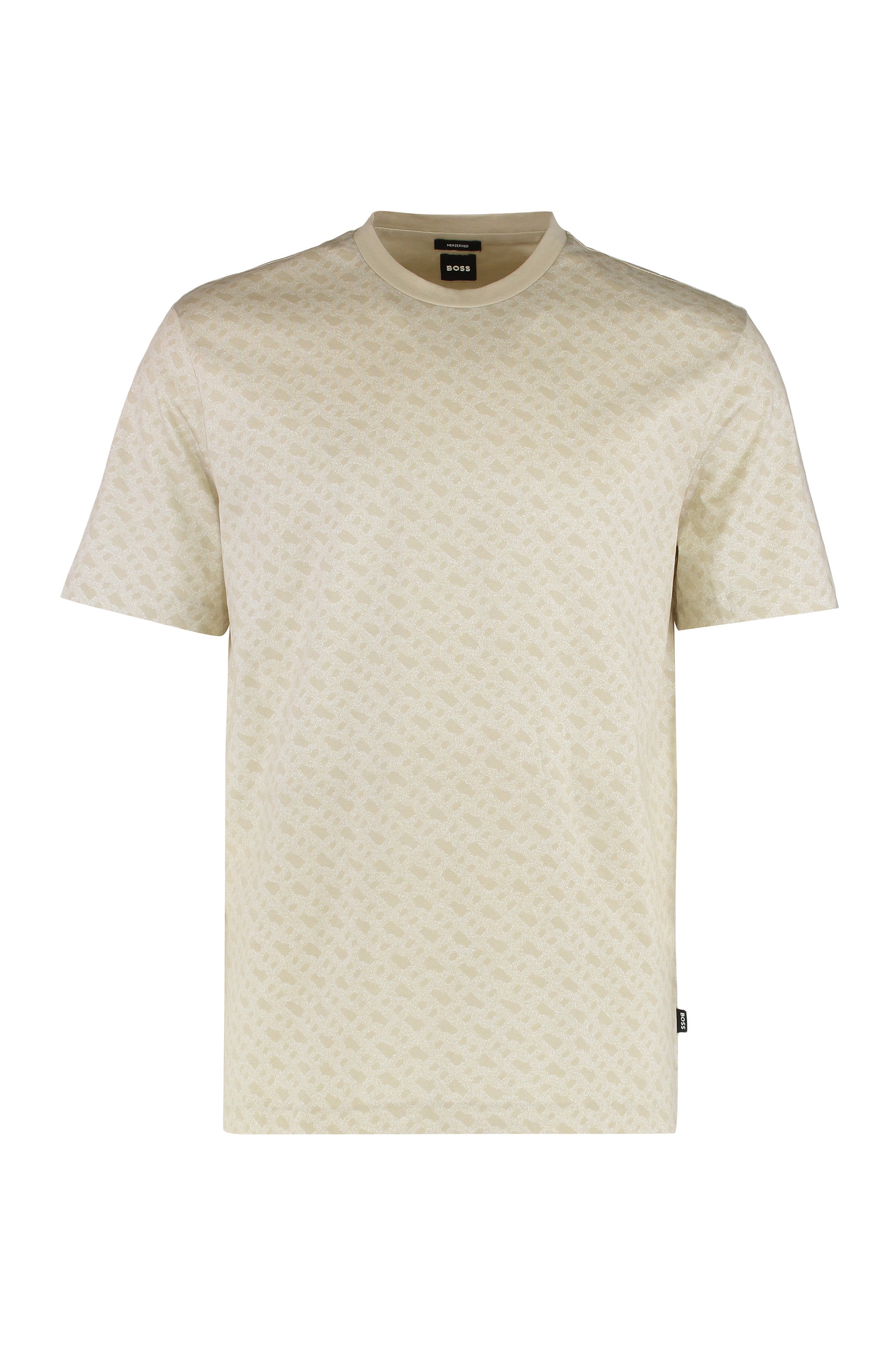 T-shirt in cotton jacquard