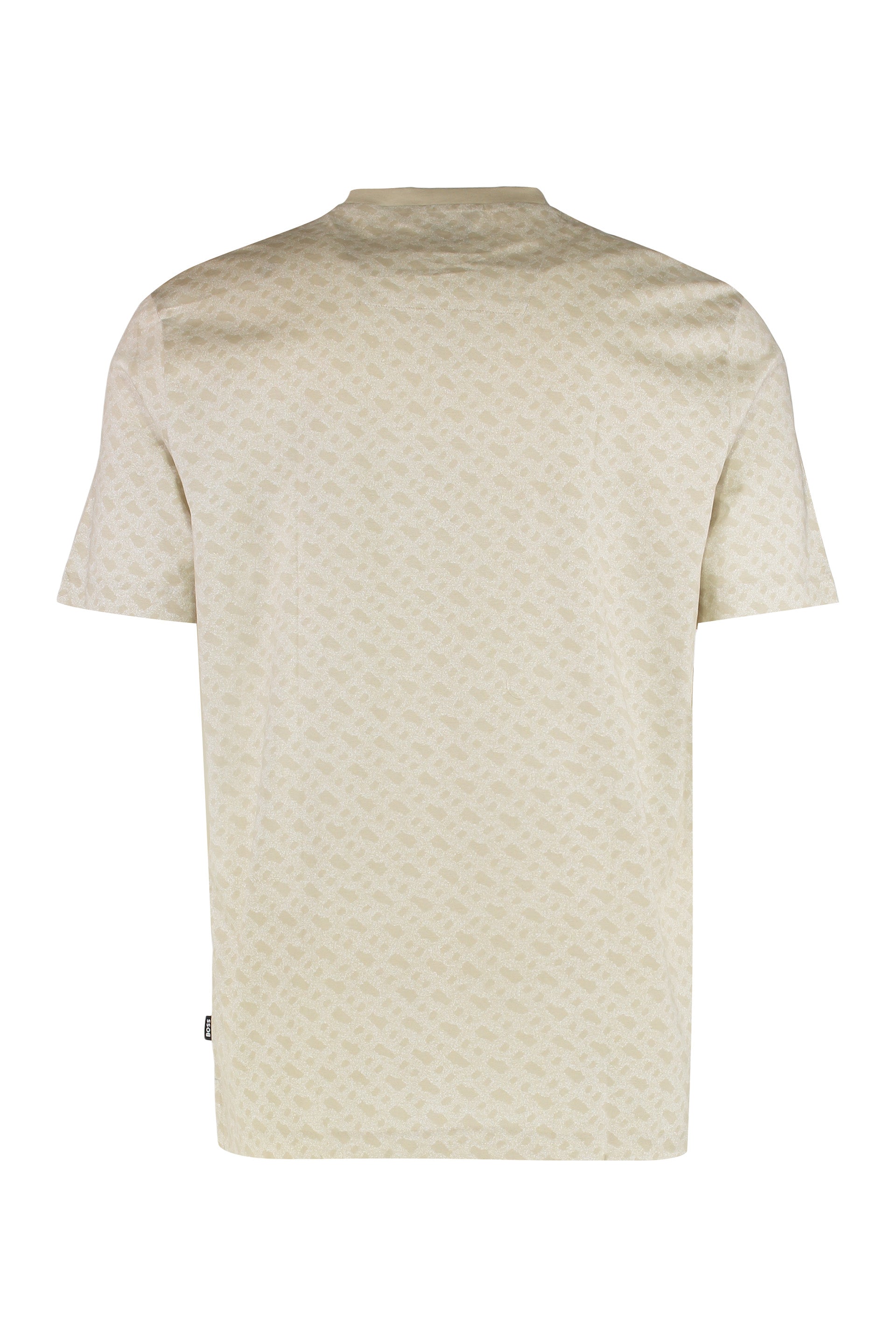 T-shirt in cotton jacquard