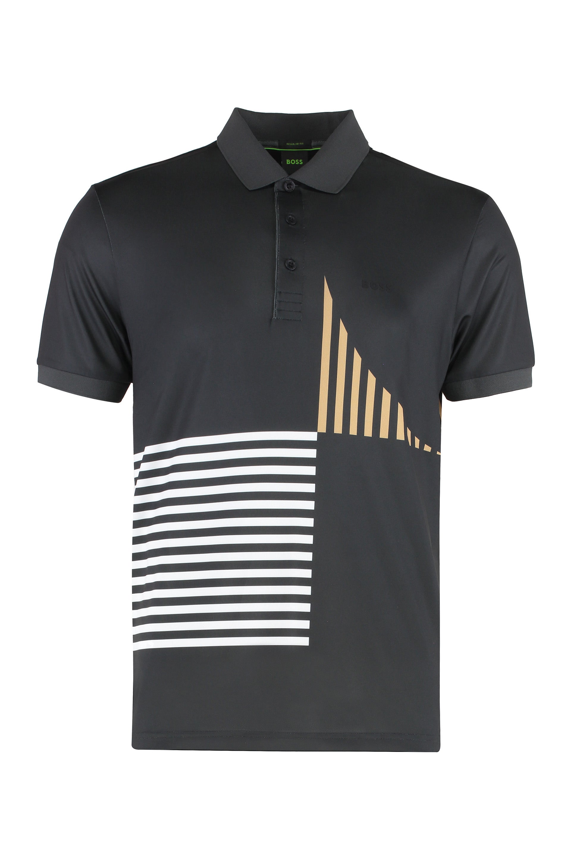 Technical fabric polo shirt