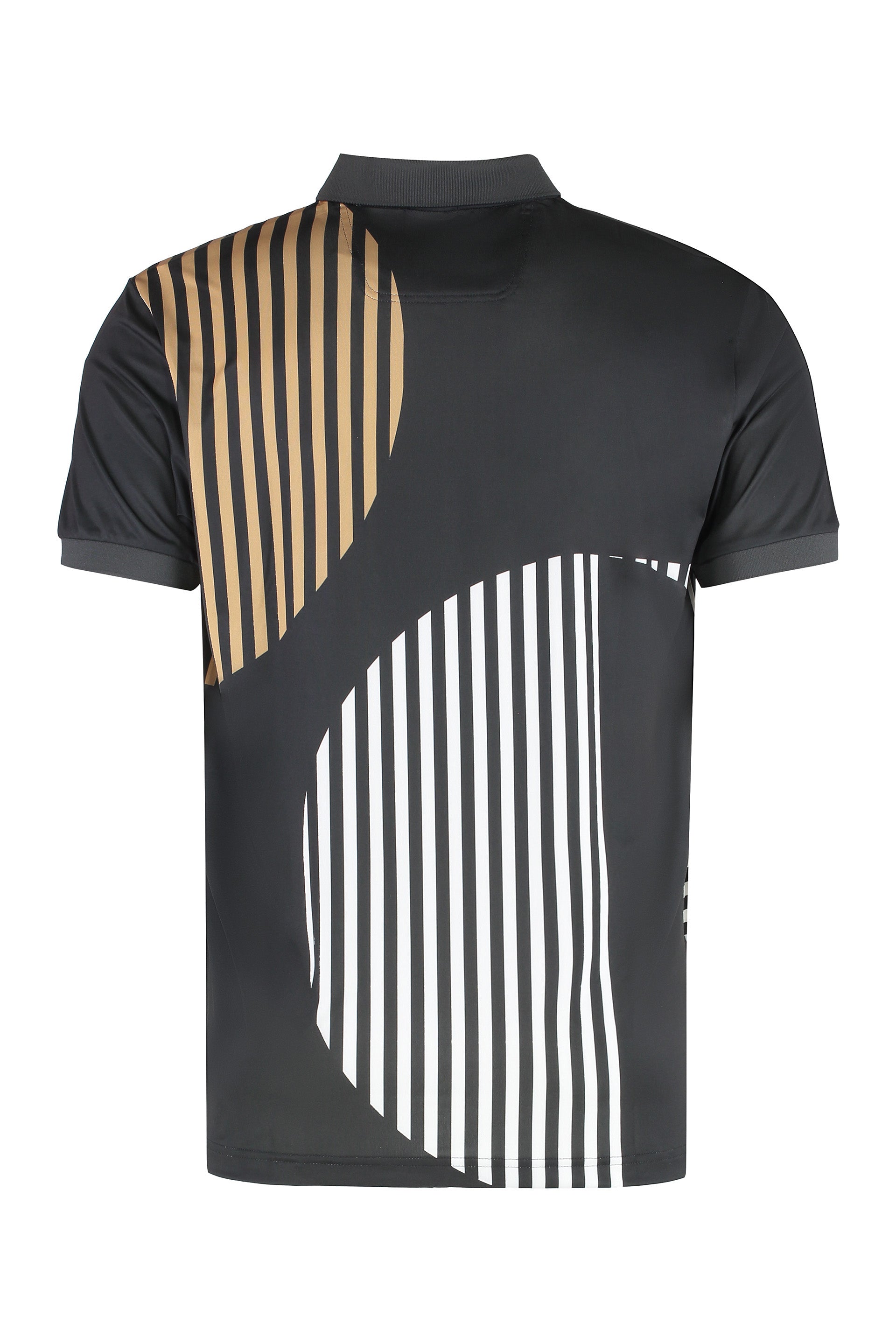 Technical fabric polo shirt