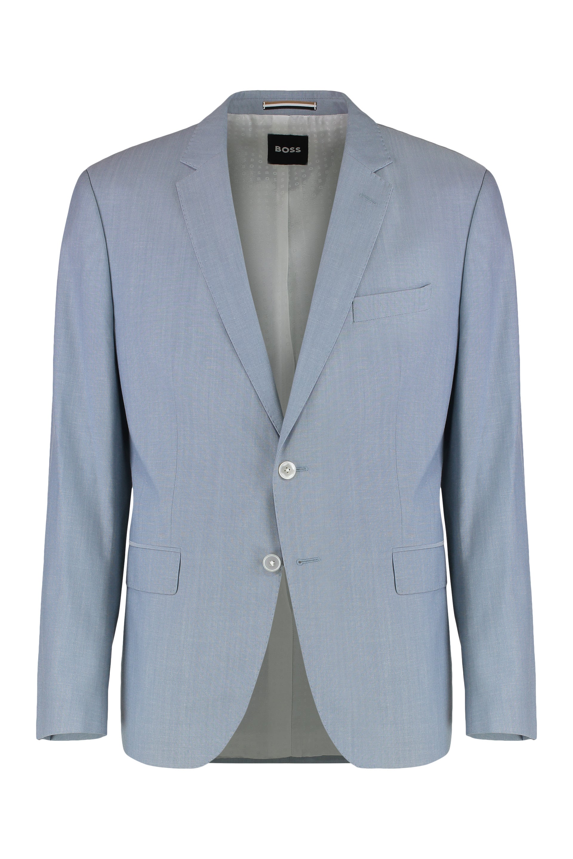 Virgin wool blend two-pieces suit
