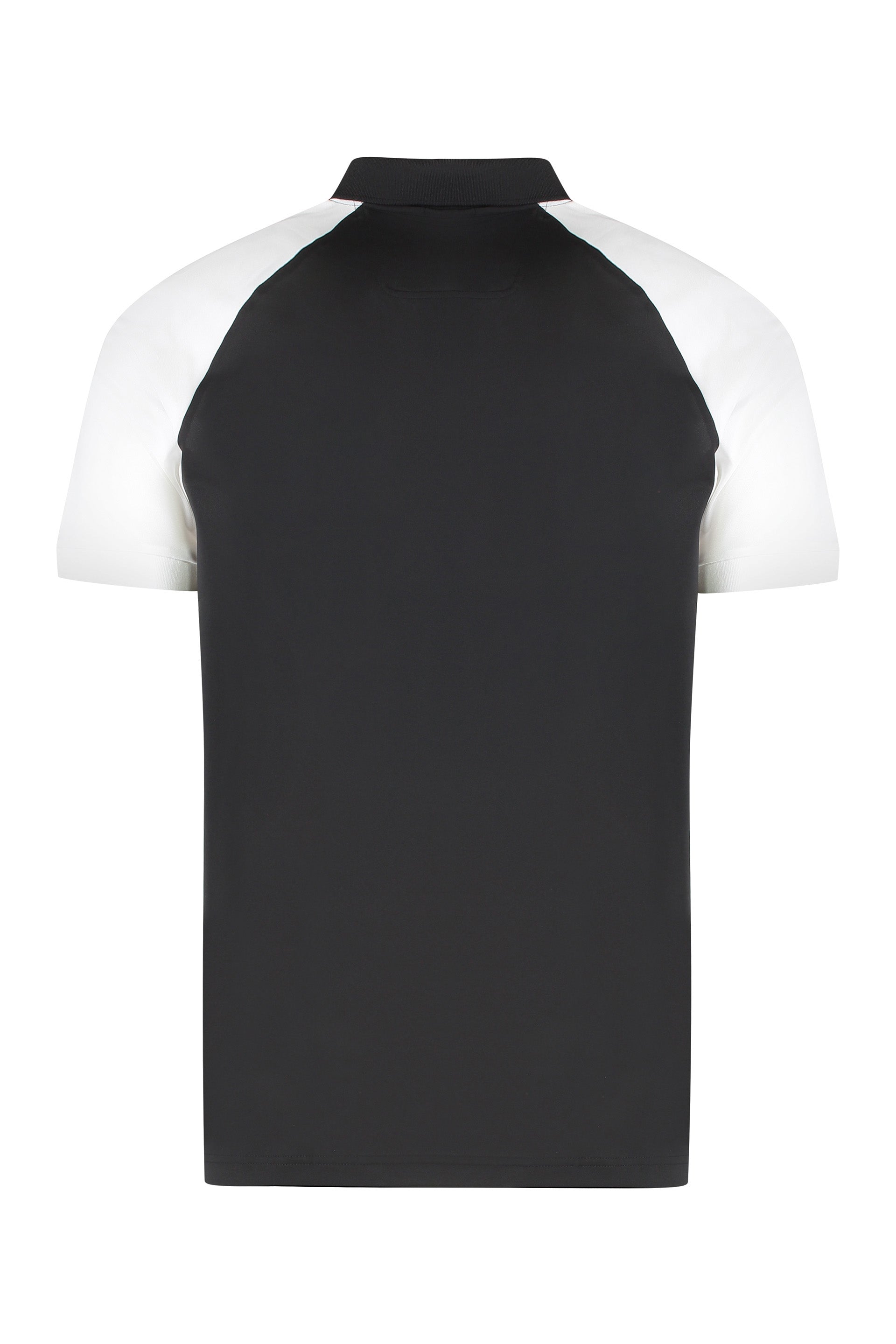 Technical fabric polo shirt