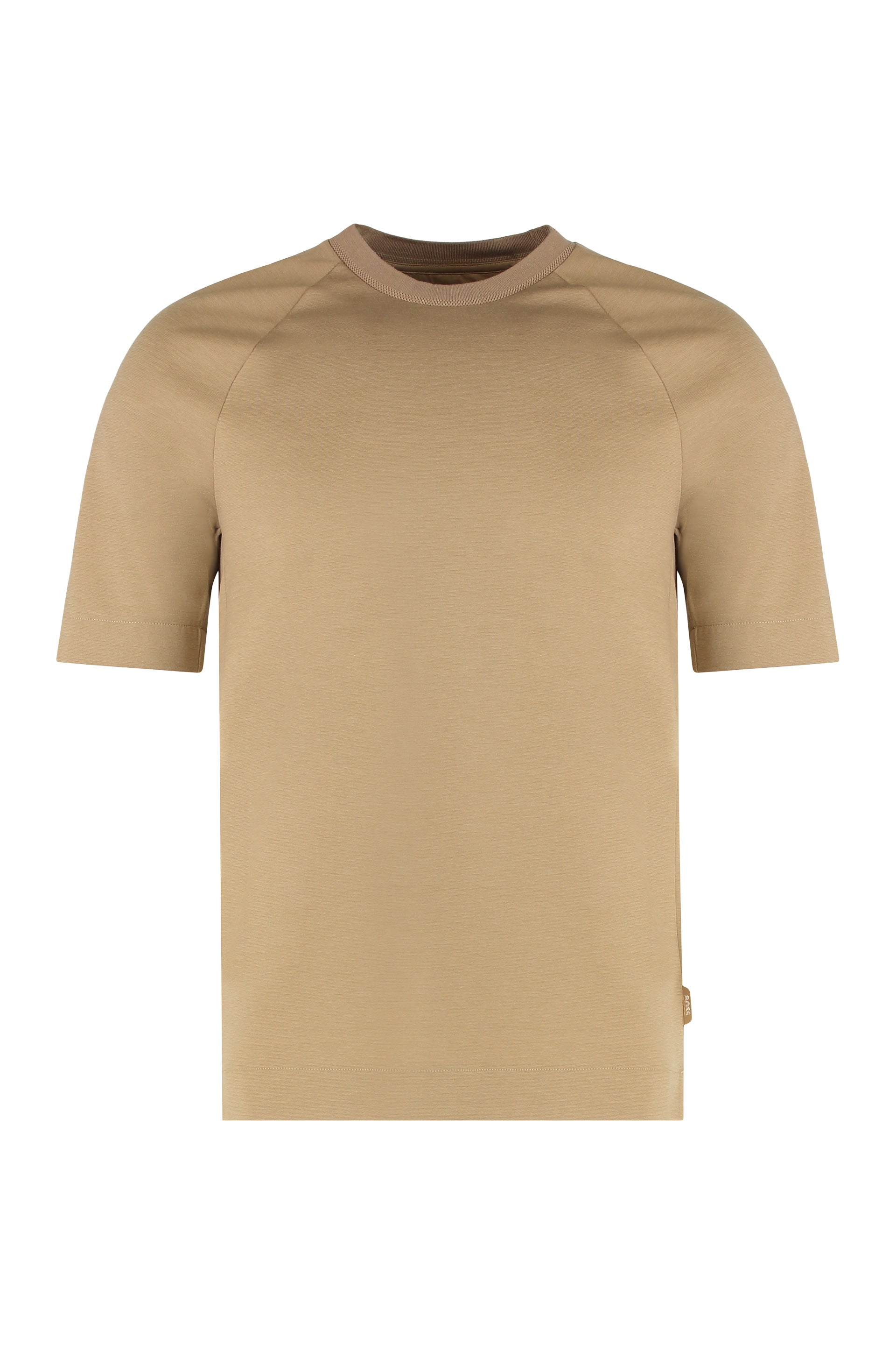 T-shirt crew neck in technical fabric