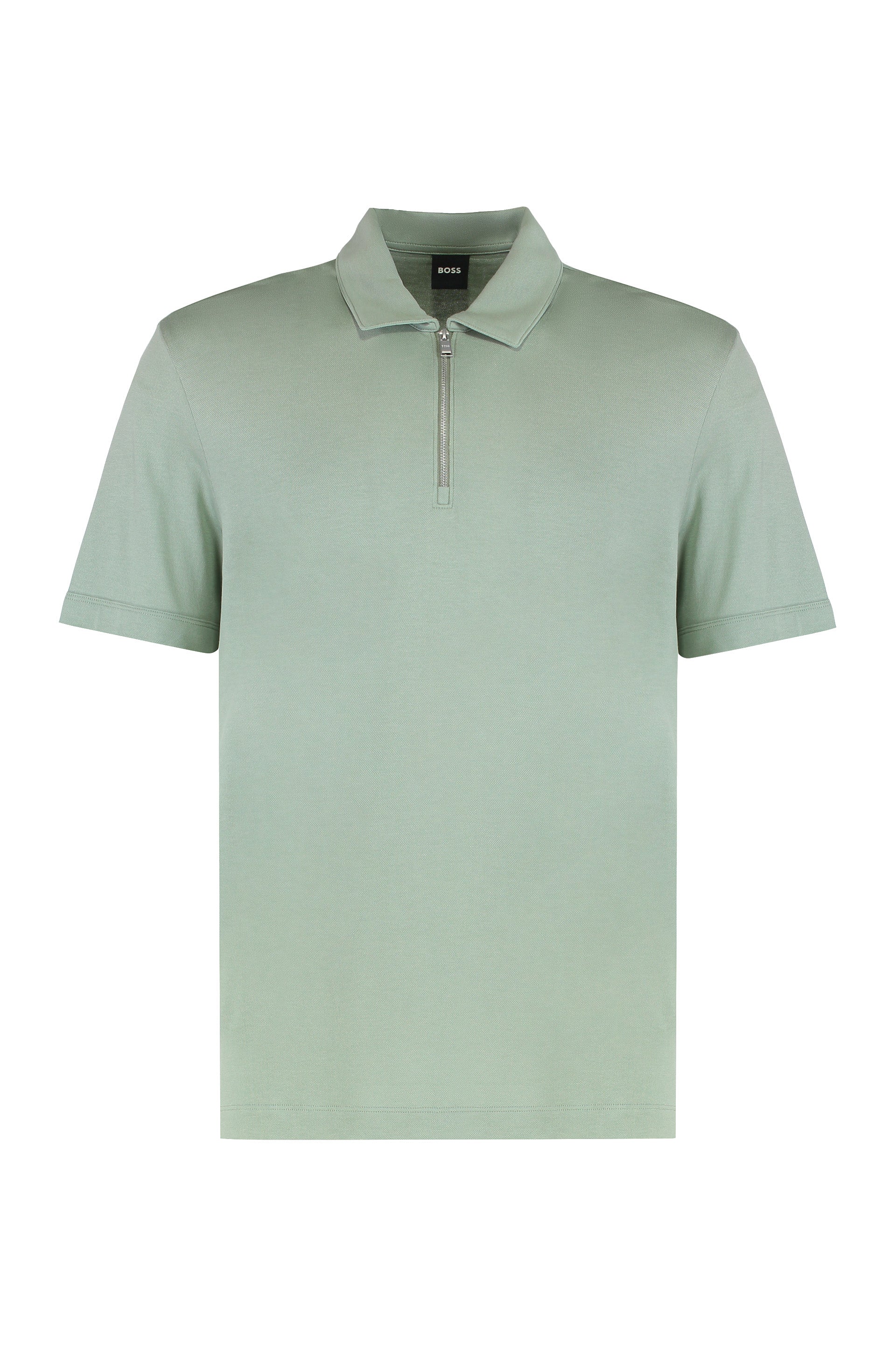 Pique cotton blend polo