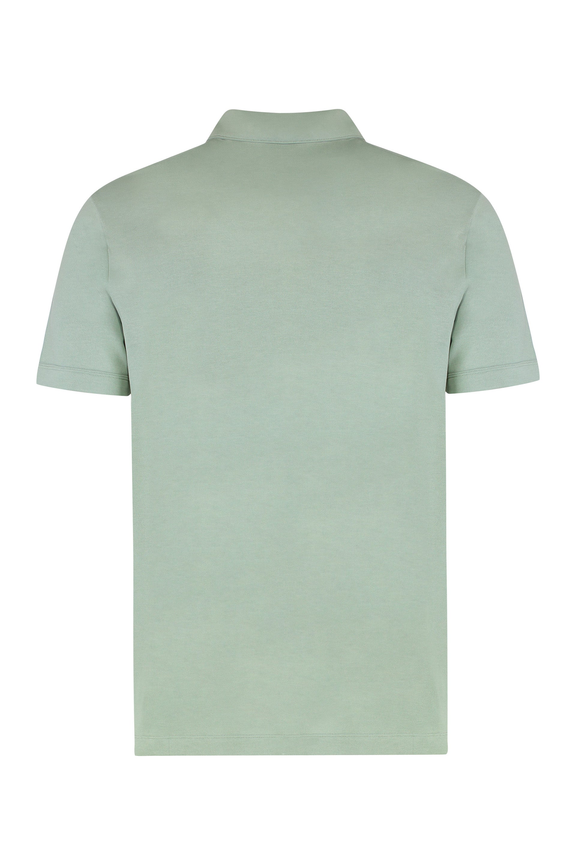 Pique cotton blend polo