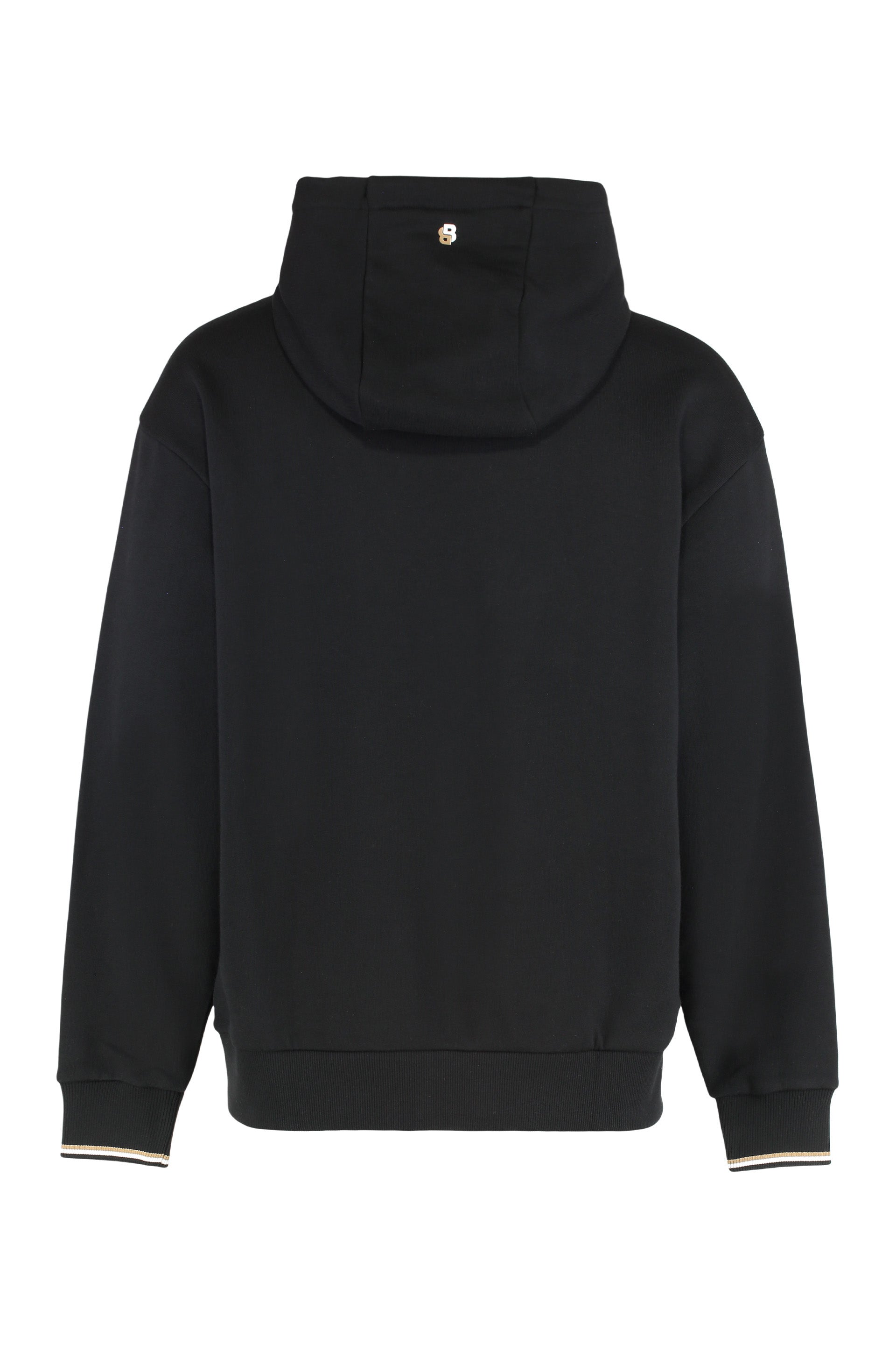 Hooded sweatshirt made of terry cotton