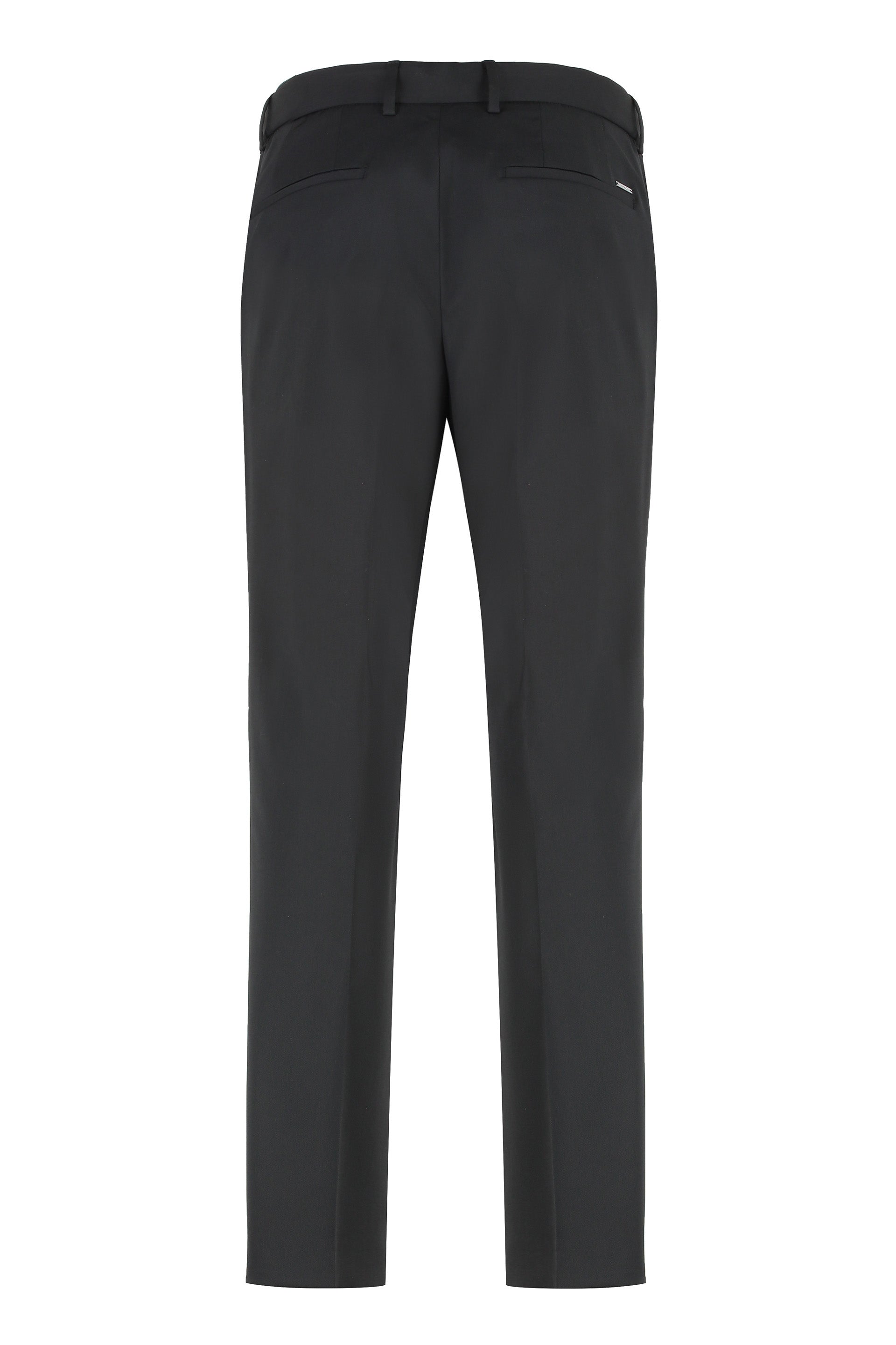 Wool blend trousers