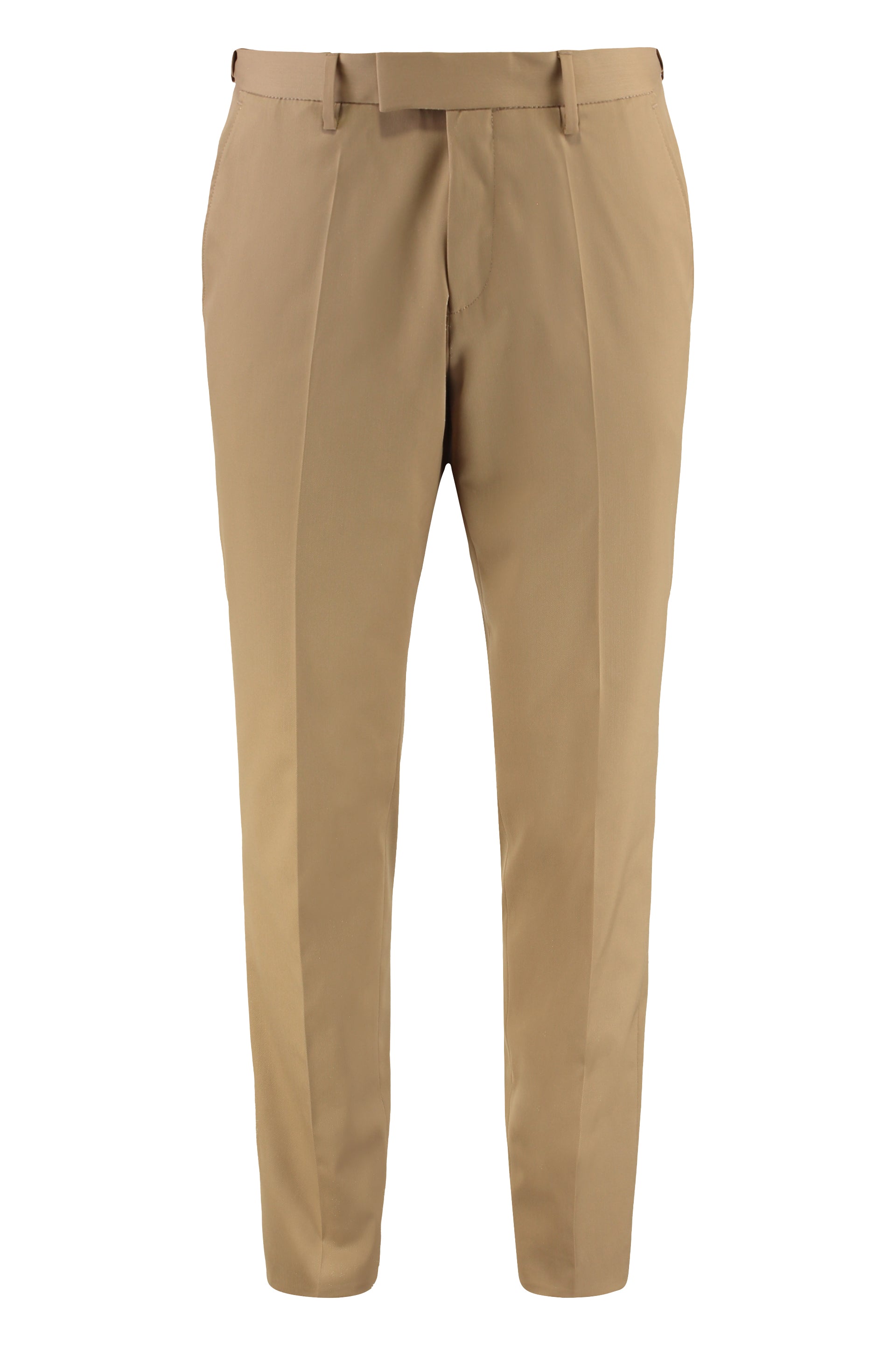 Wool blend trousers