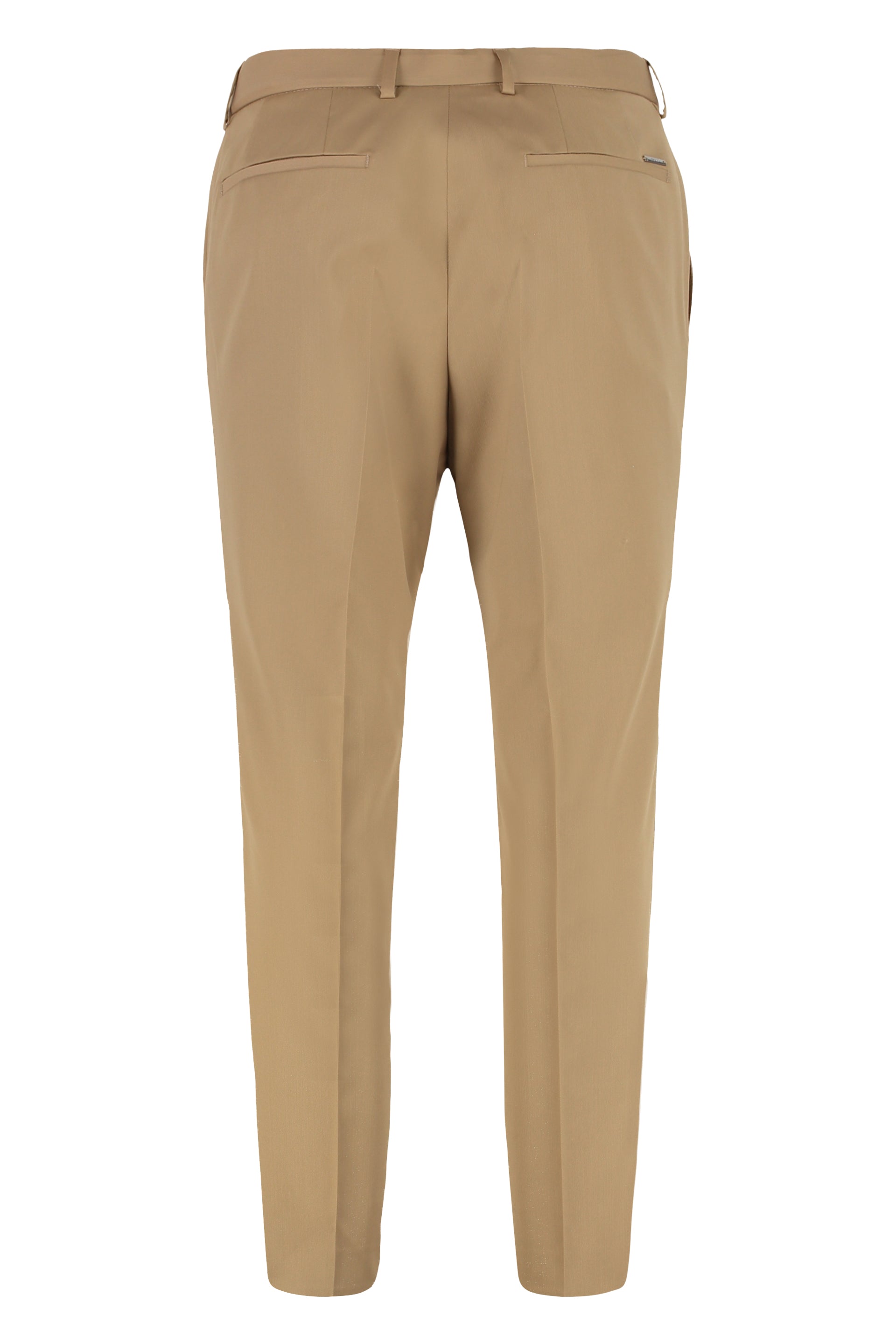 Wool blend trousers