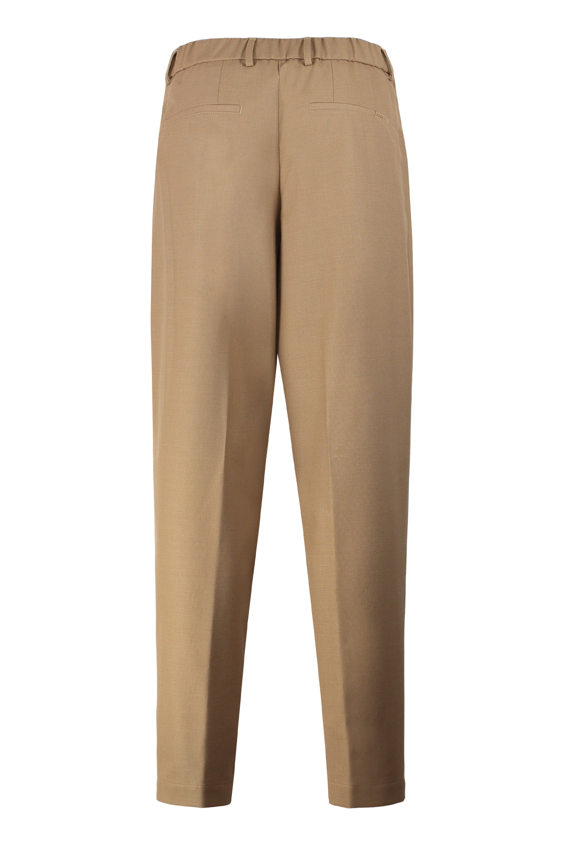 Wool blend trousers