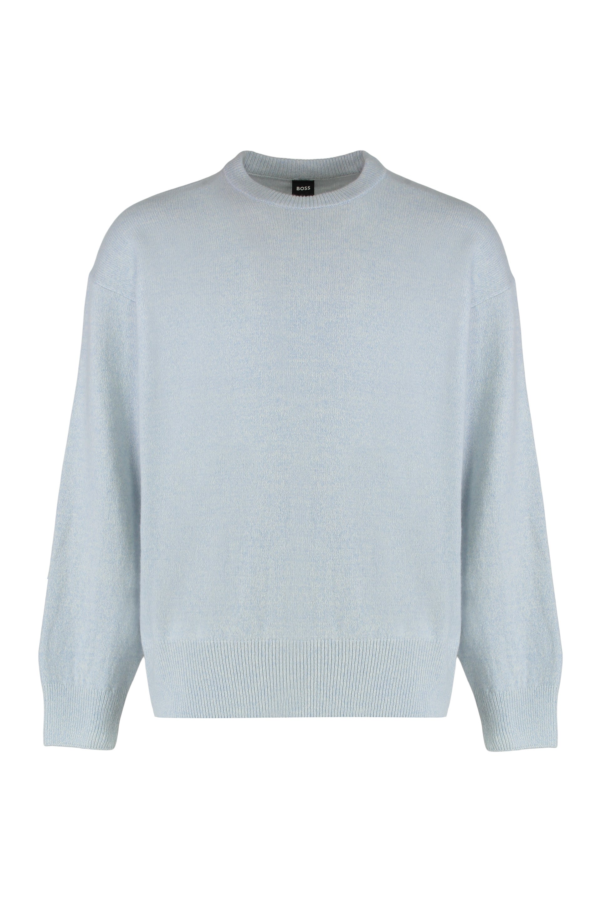 Wool crew neck sweater