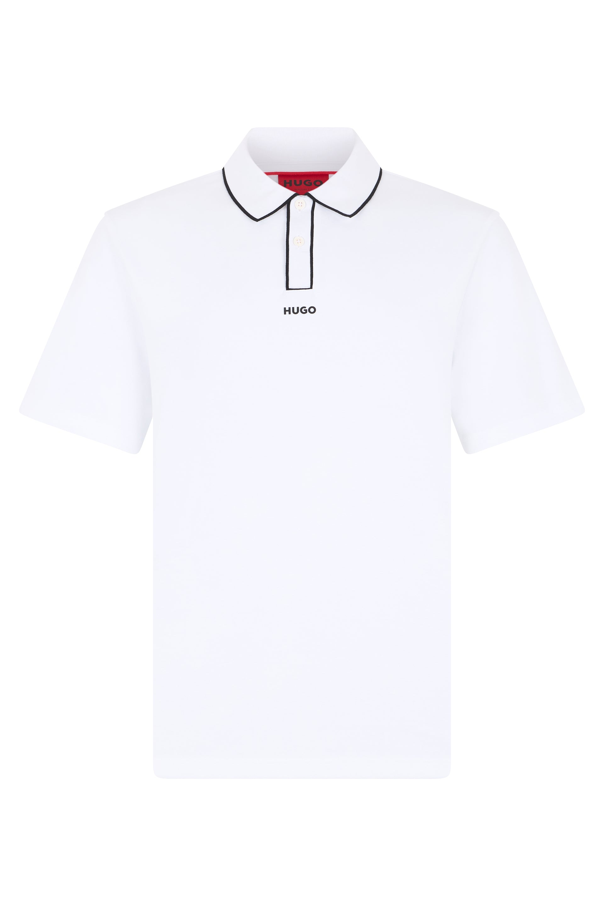 Cotton polo with logo