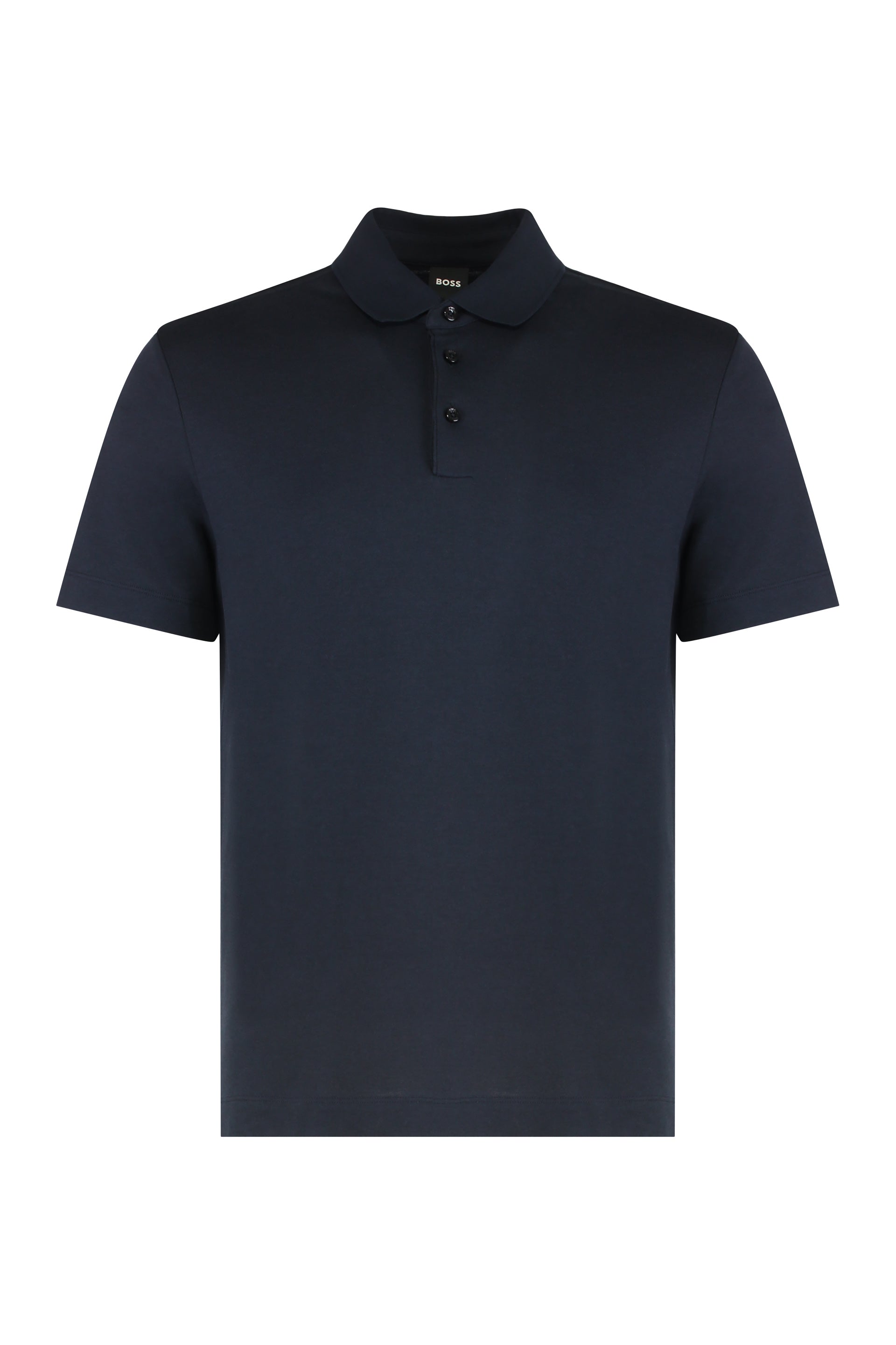 Polo in mixed cotton