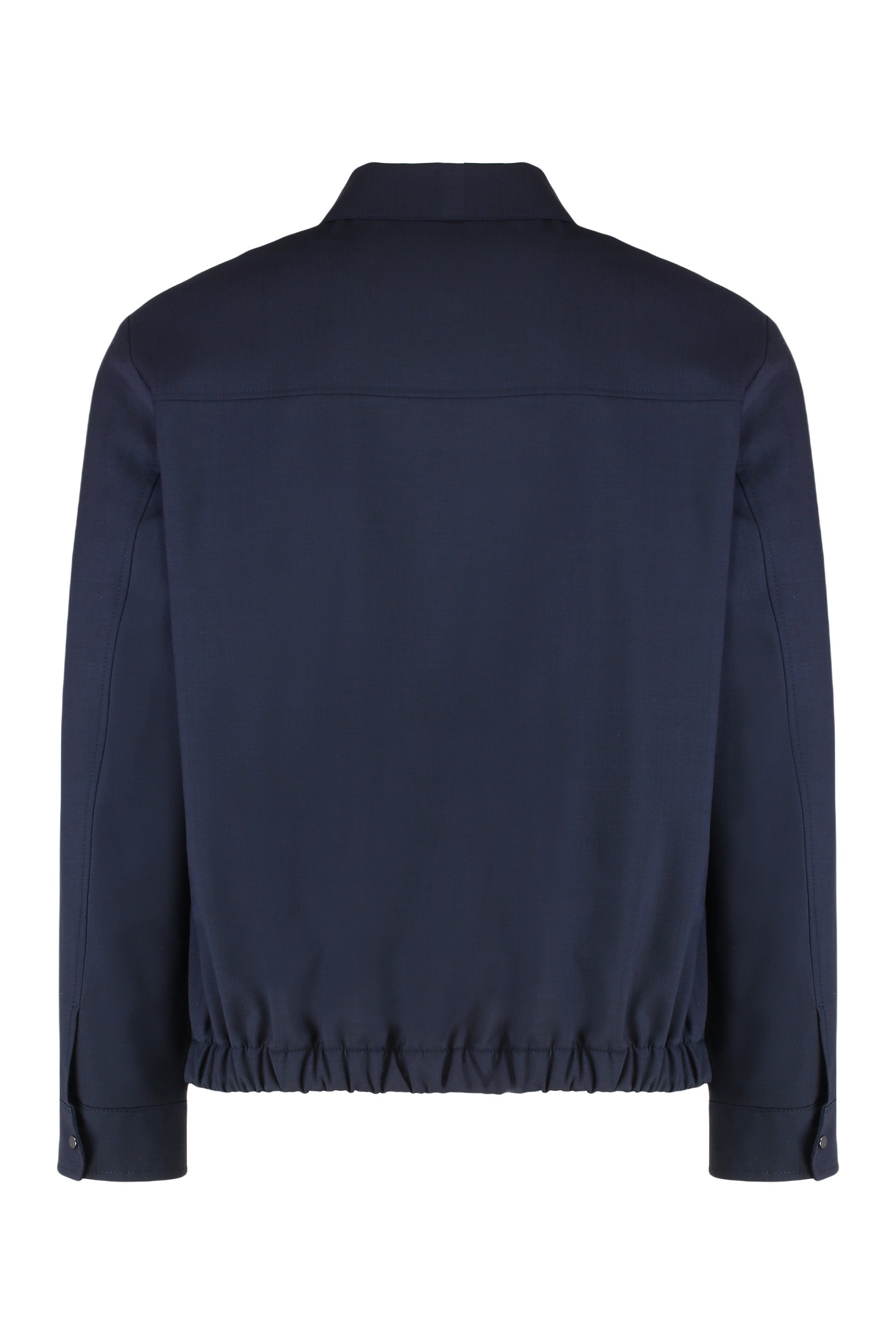 Overshirt in wool blend