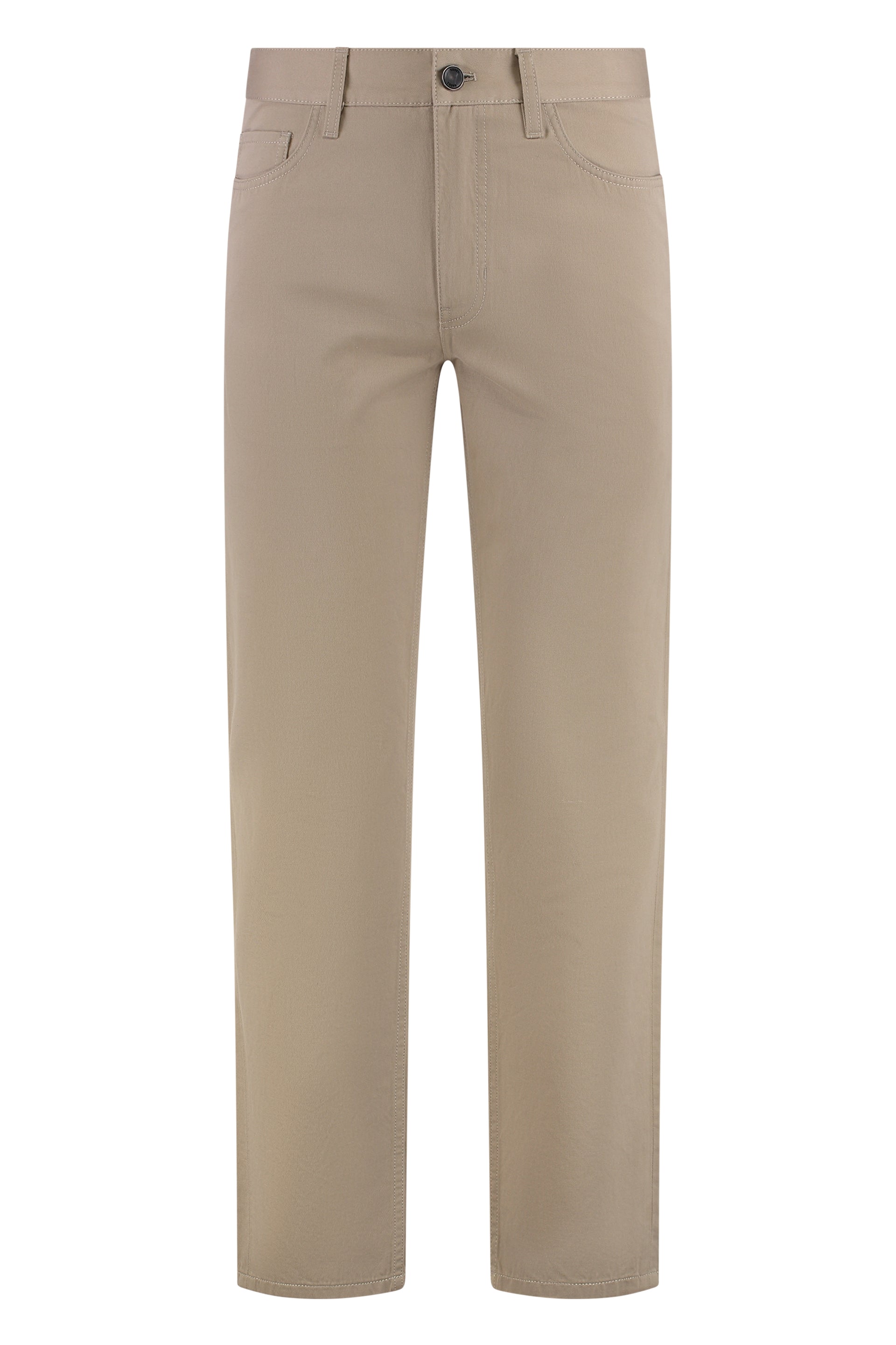 Cotton-silk trousers