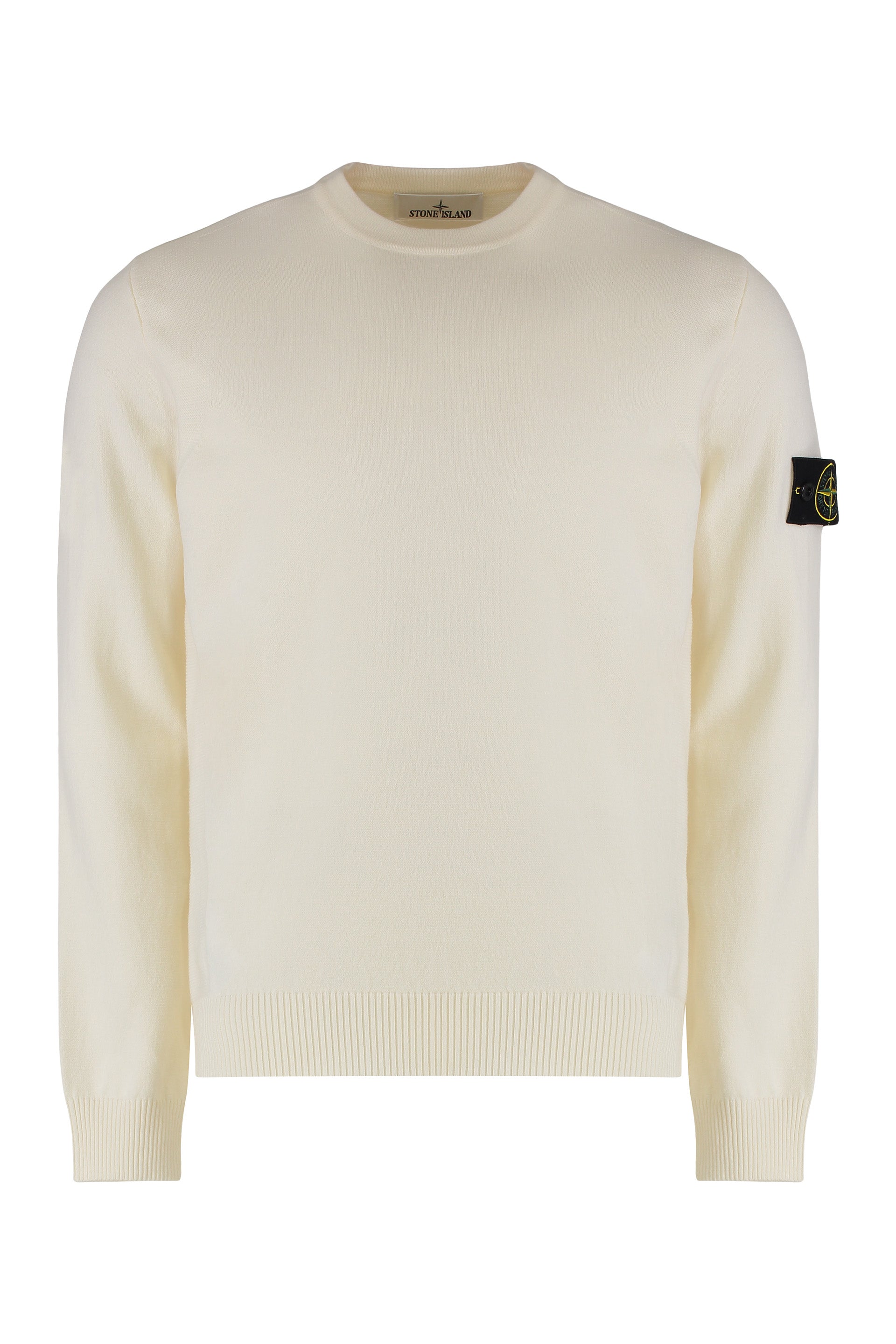 virgin wool crew-neck sweater