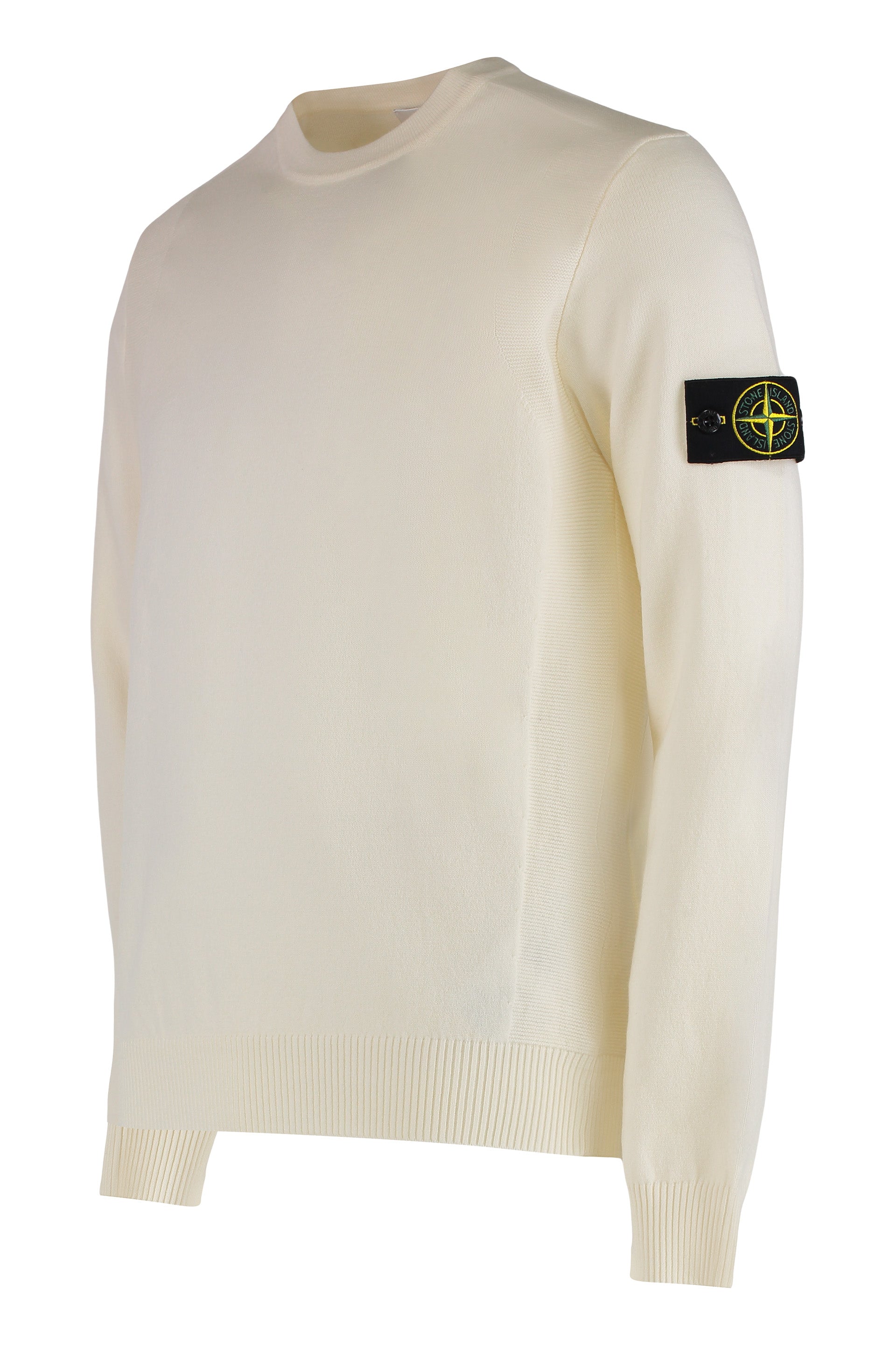 virgin wool crew-neck sweater