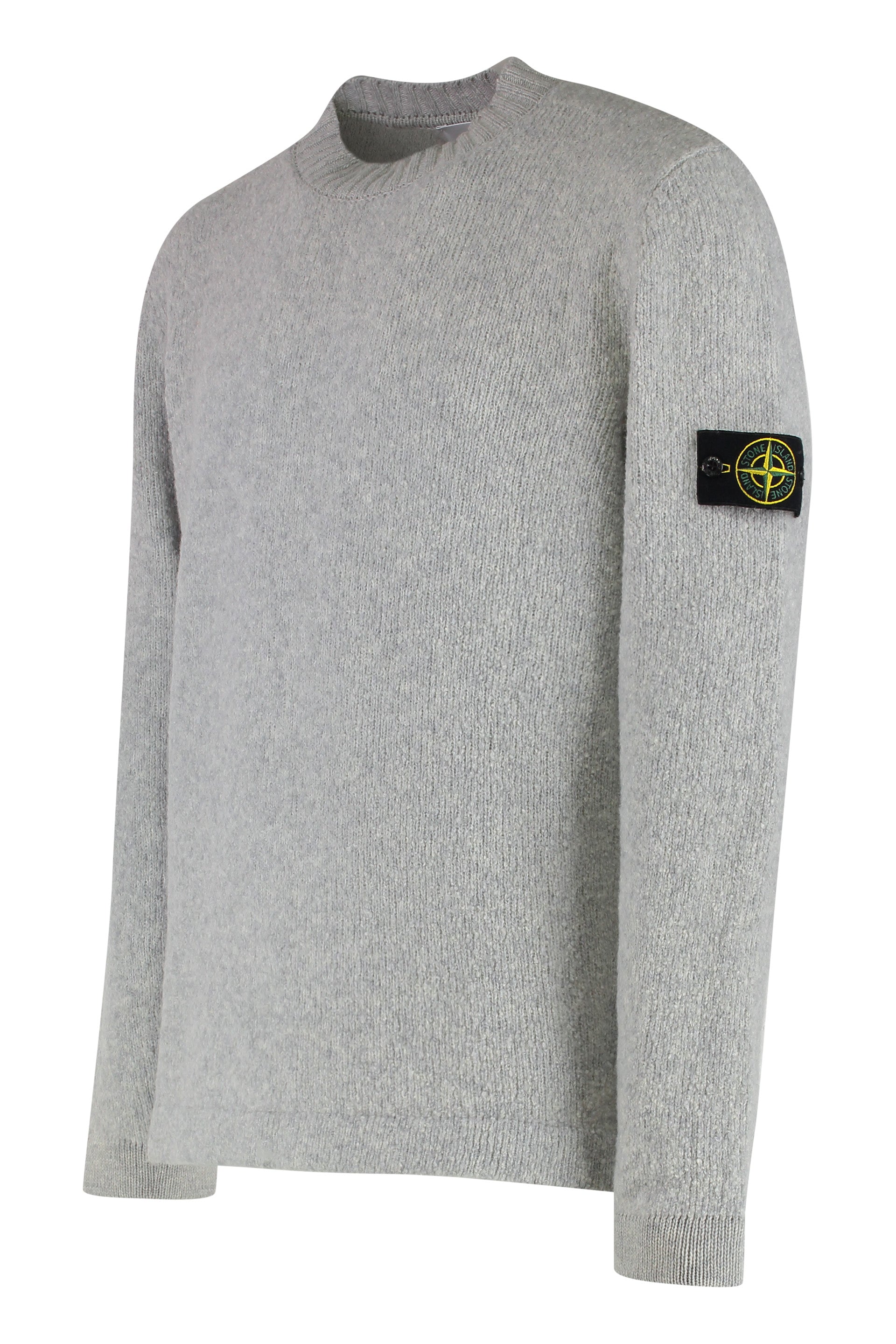 Wool-blend crew-neck sweater