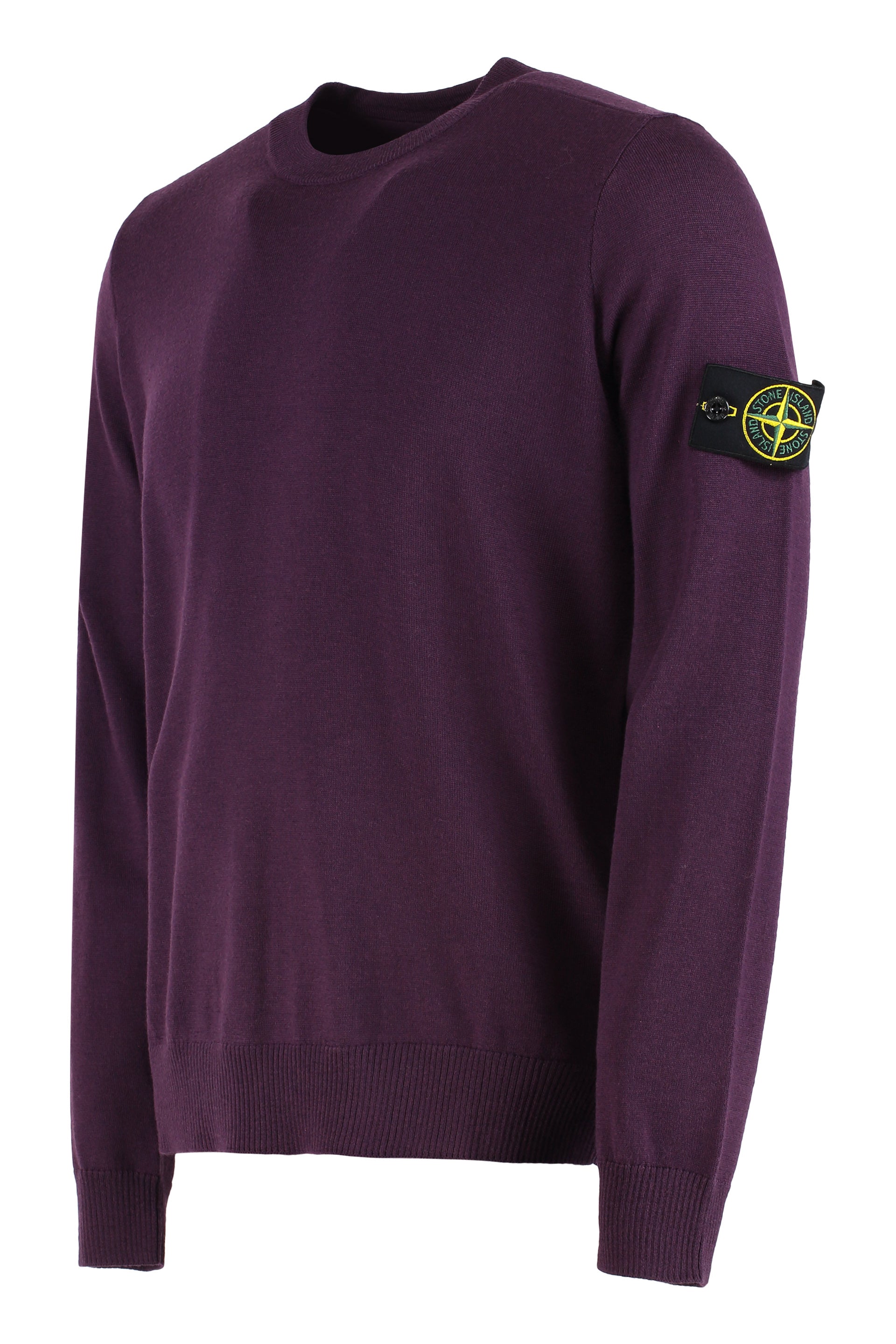 virgin wool crew-neck sweater