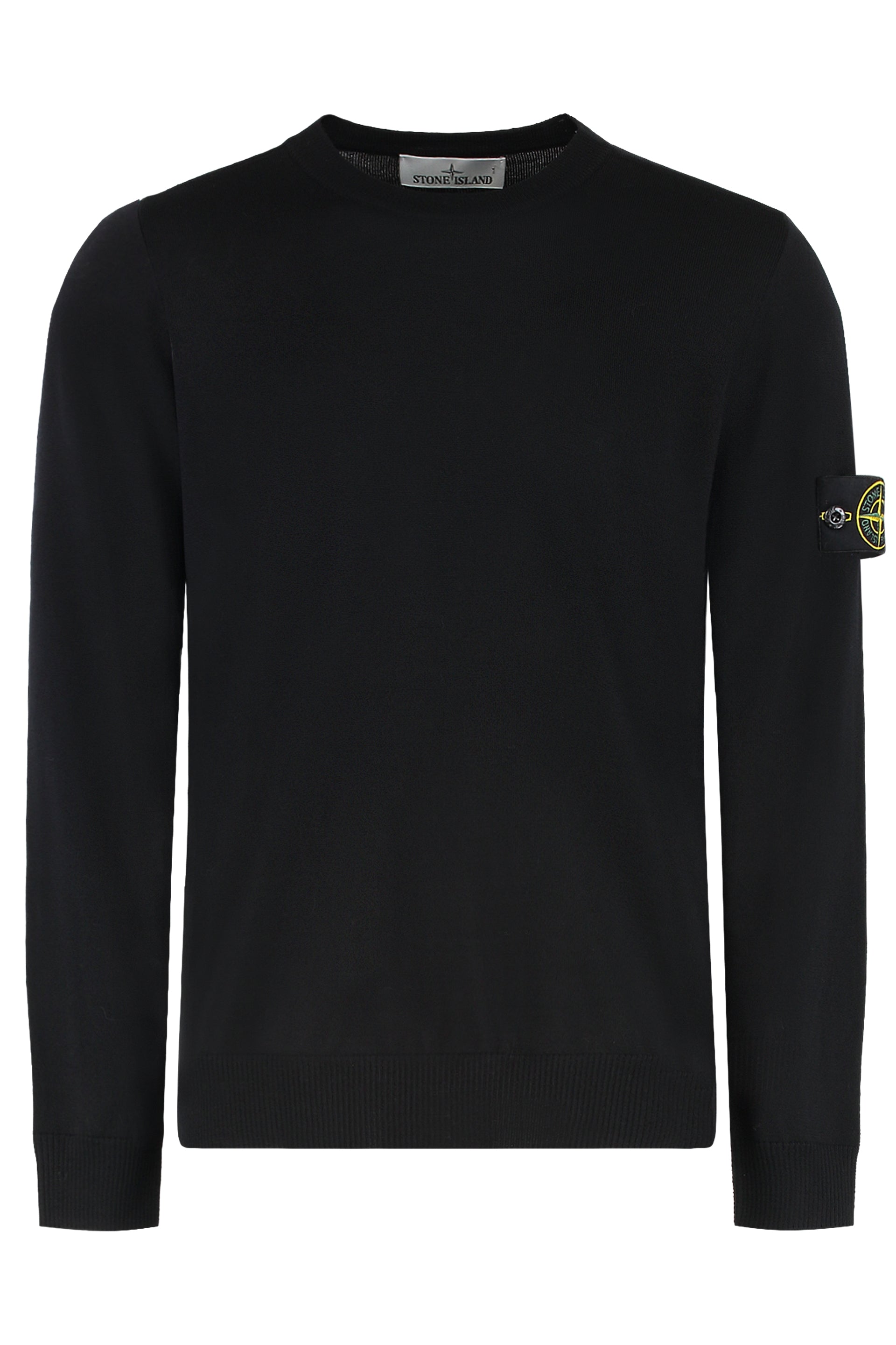 virgin wool crew-neck sweater