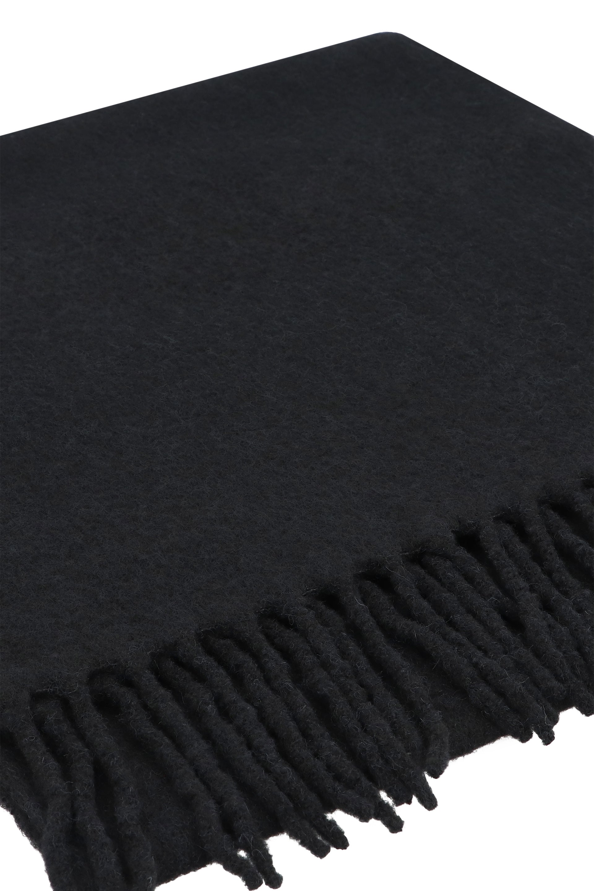 Knitted wool scarf