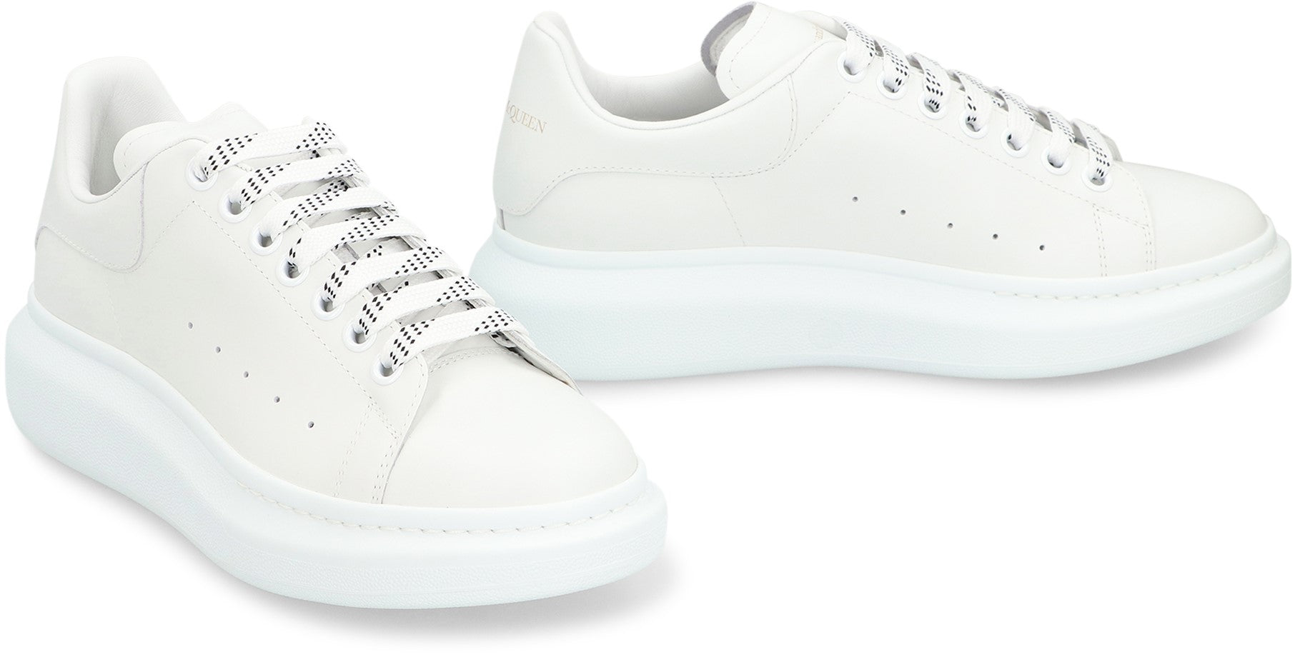 Leather chunky sneakers