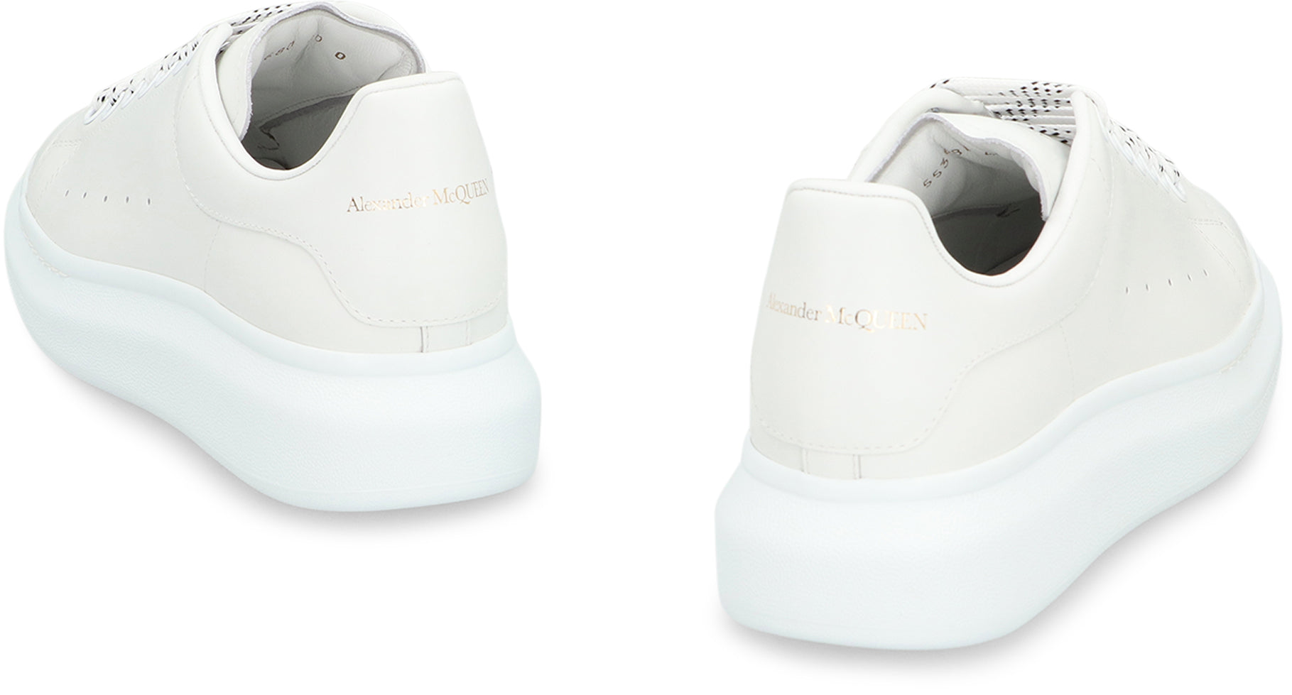 Leather chunky sneakers