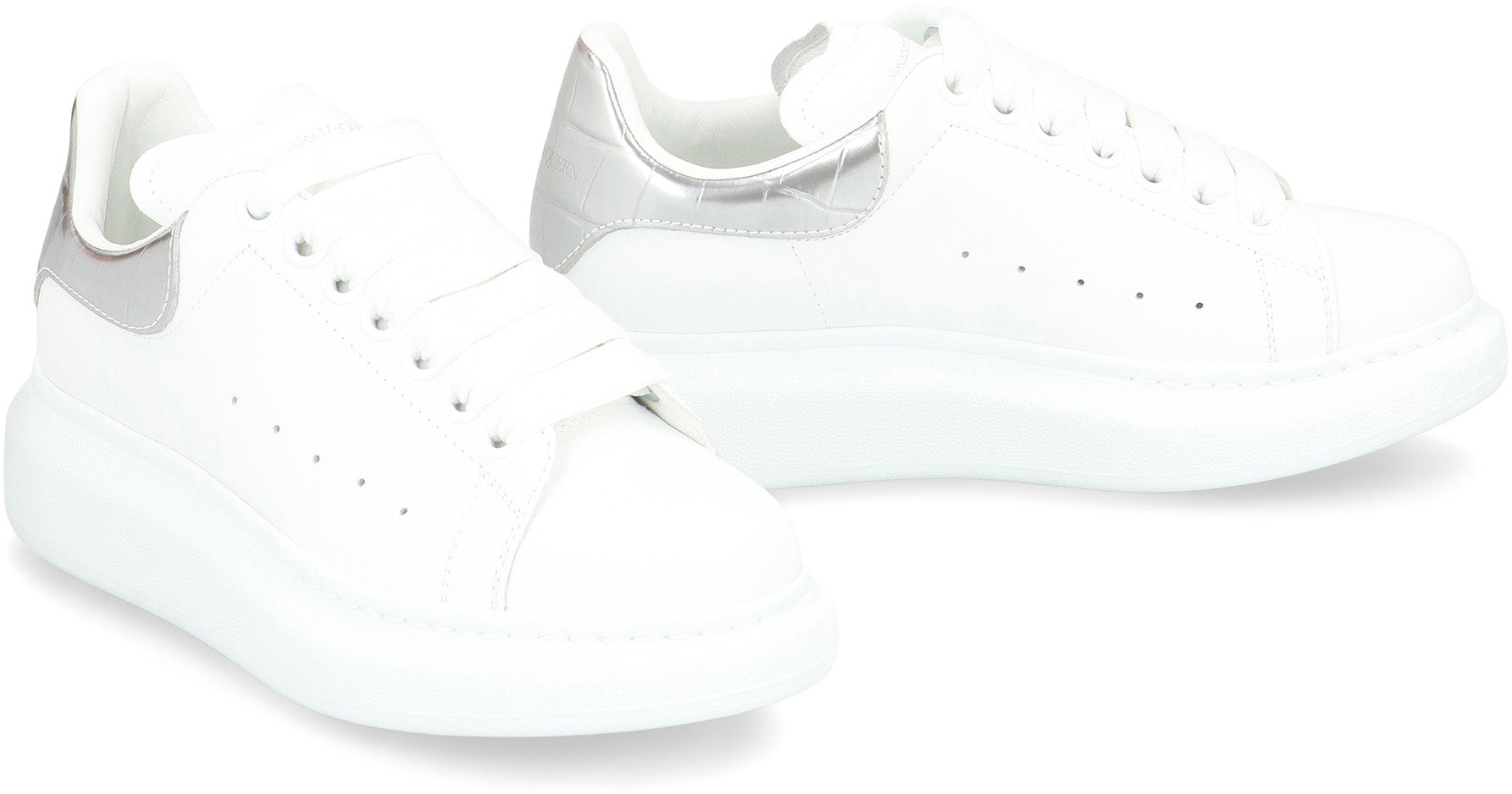 Leather chunky sneakers