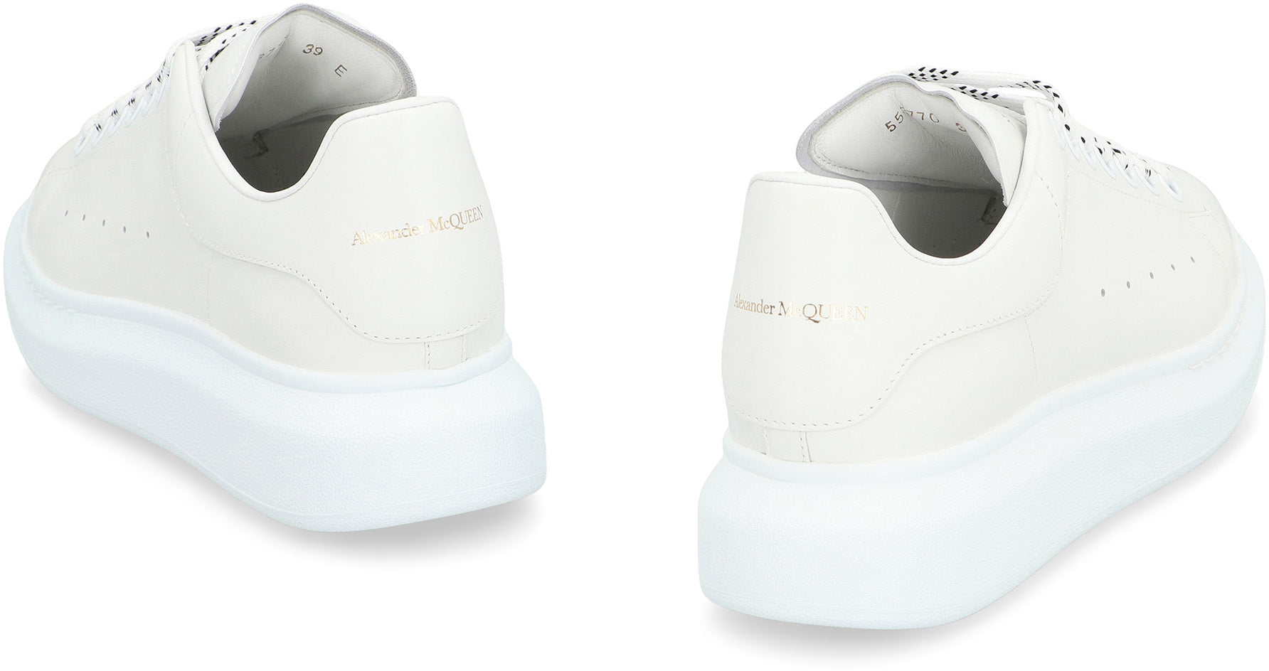 Leather chunky sneakers