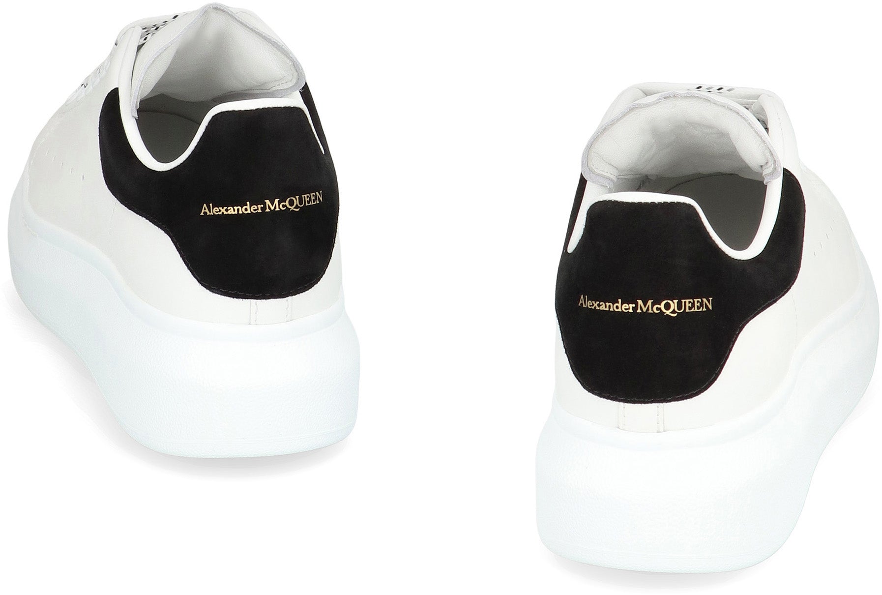 Leather chunky sneakers