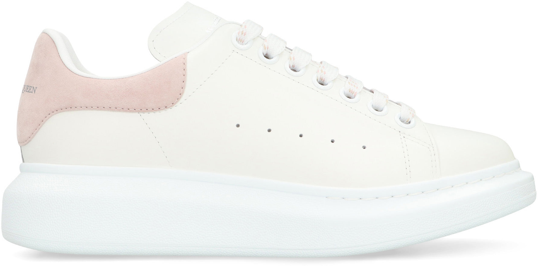 Oversized sneakers in leather